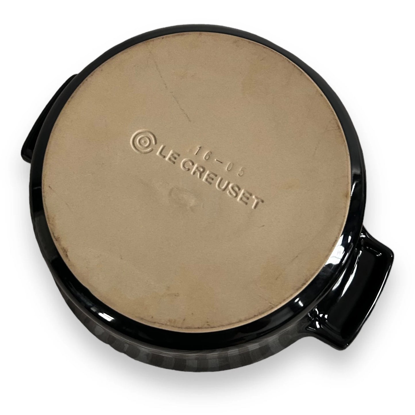 Le Creuset Black Cast Iron Casserole Dish