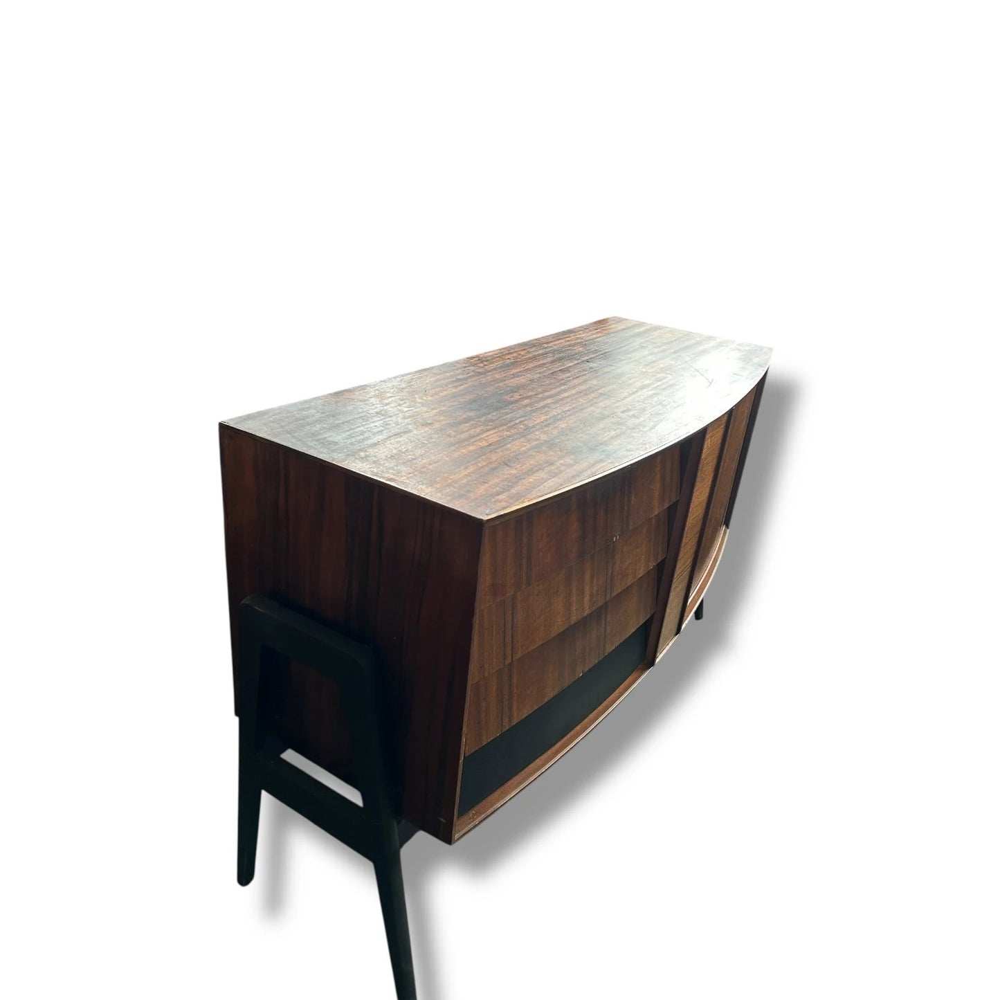 Mid Century Modern Afromosia Teak Sideboard Credenza by Herbert Gibbs
