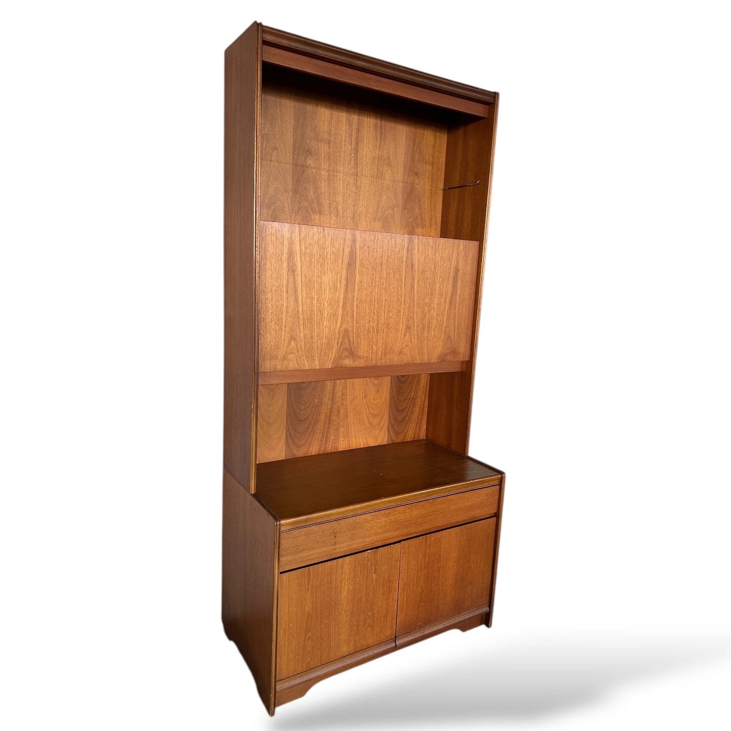Mid Century William Lawrence Highboard – Teak Display Cabinet Sideboard