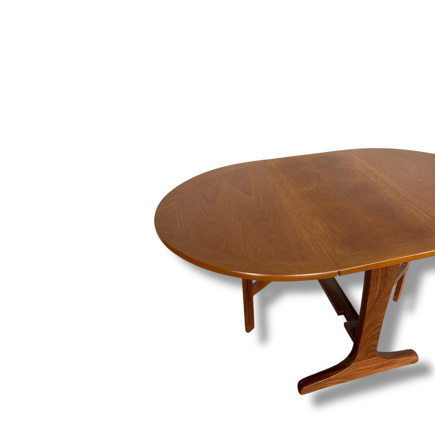 Mid Century Modern Nathan Teak Small Drop Leaf Table