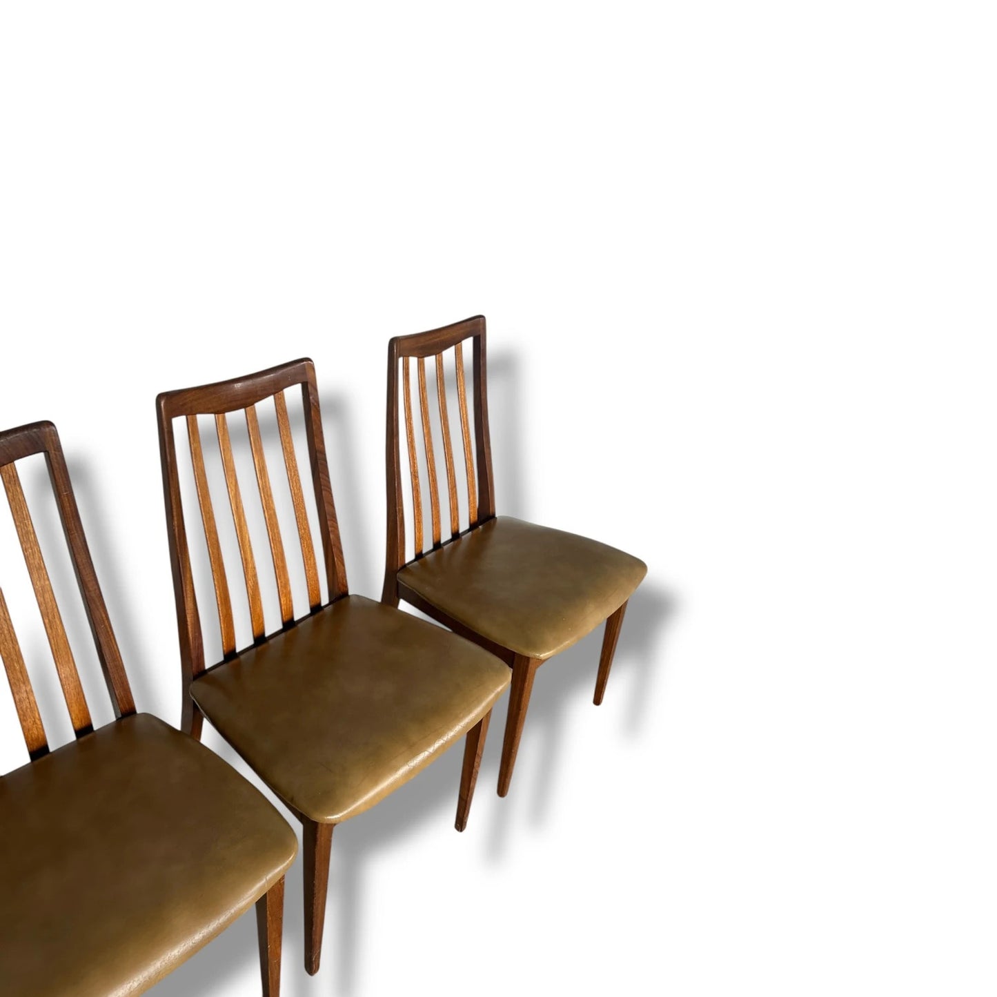 Set of 4 Mid Century G-Plan Fresco Teak Dining Chairs
