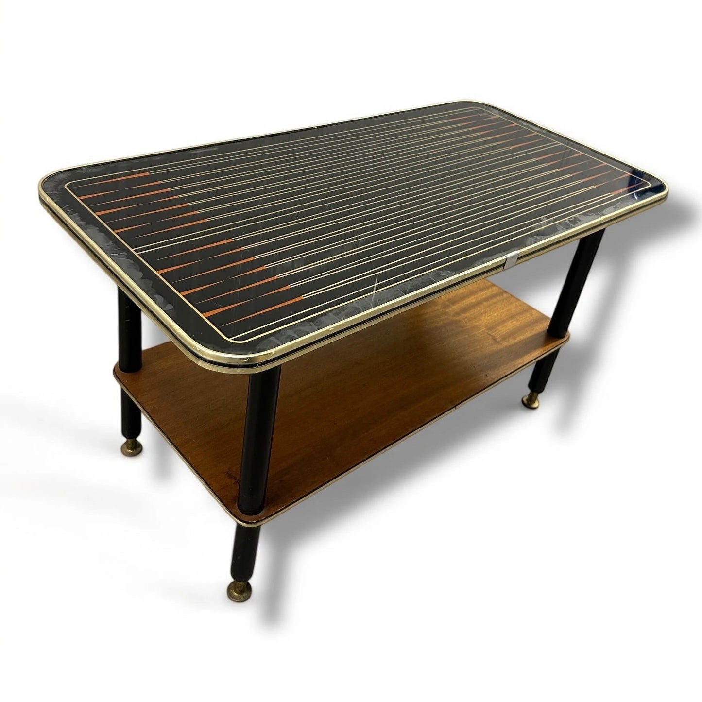 Mid Century Atomic Backgammon Coffee Table