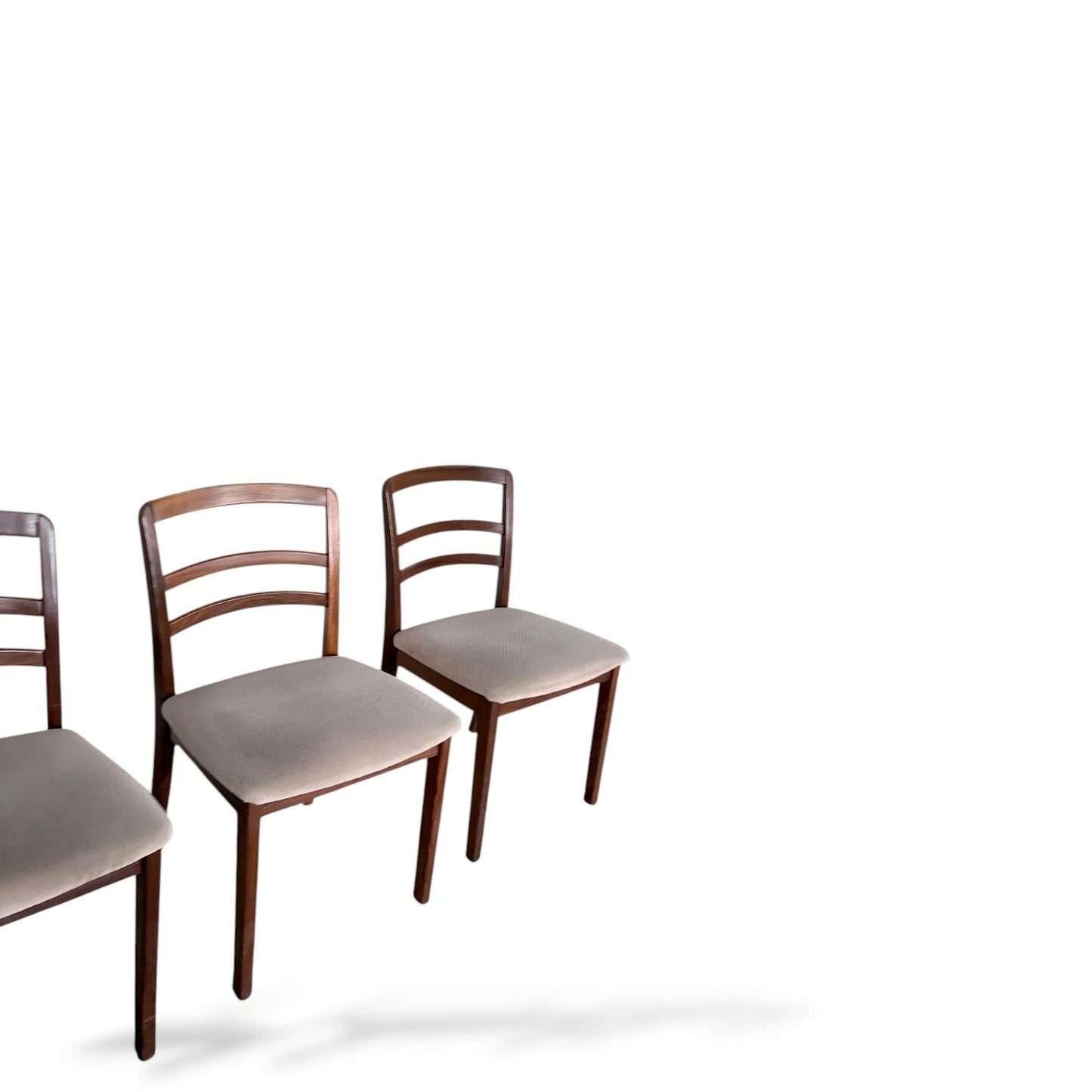 Set of 4 G Plan Ladder Back Dining Chairs | Mid-Century Teak