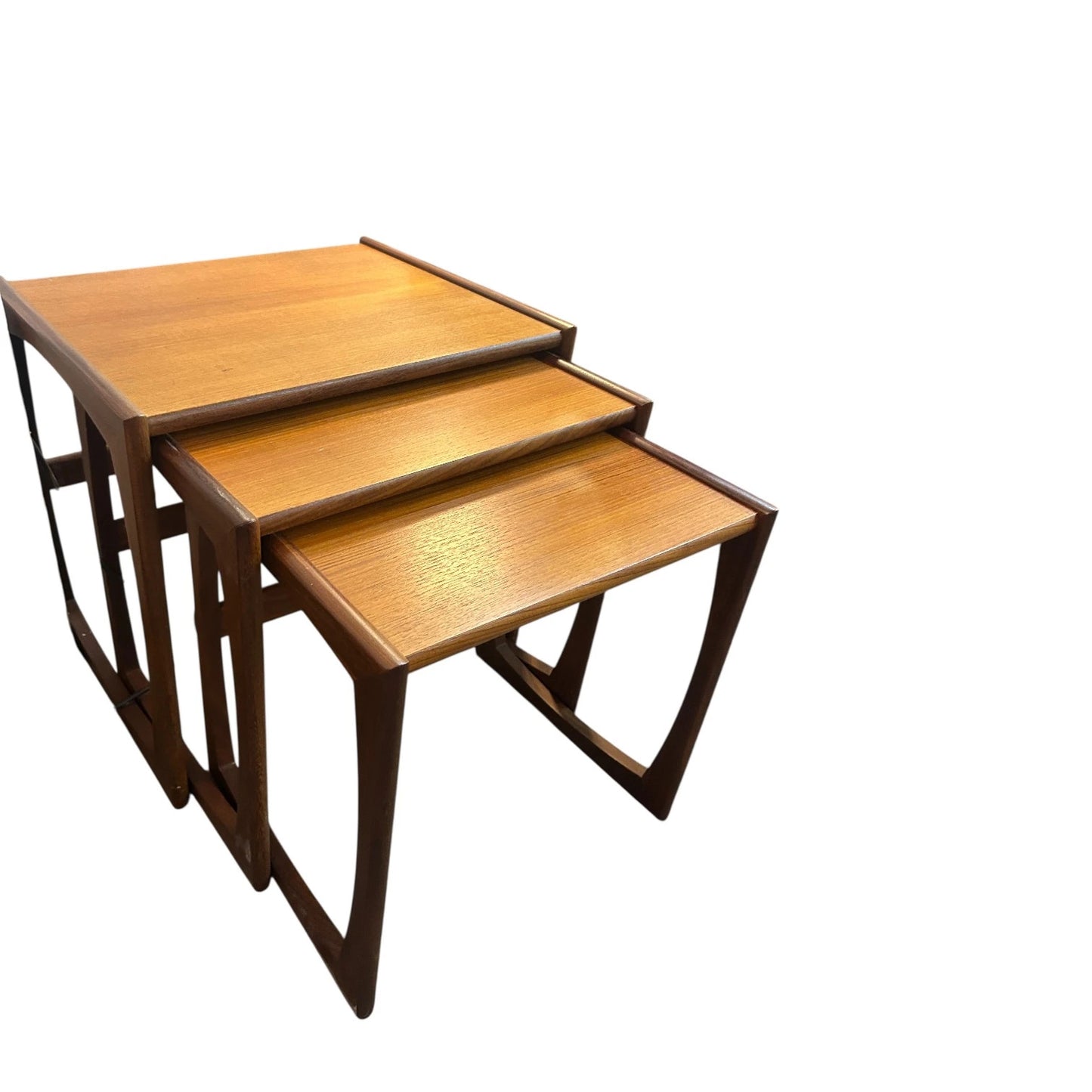 G Plan Quadrille Nest of Tables – Mid-Century Modern Teak Nesting Coffee Tables
