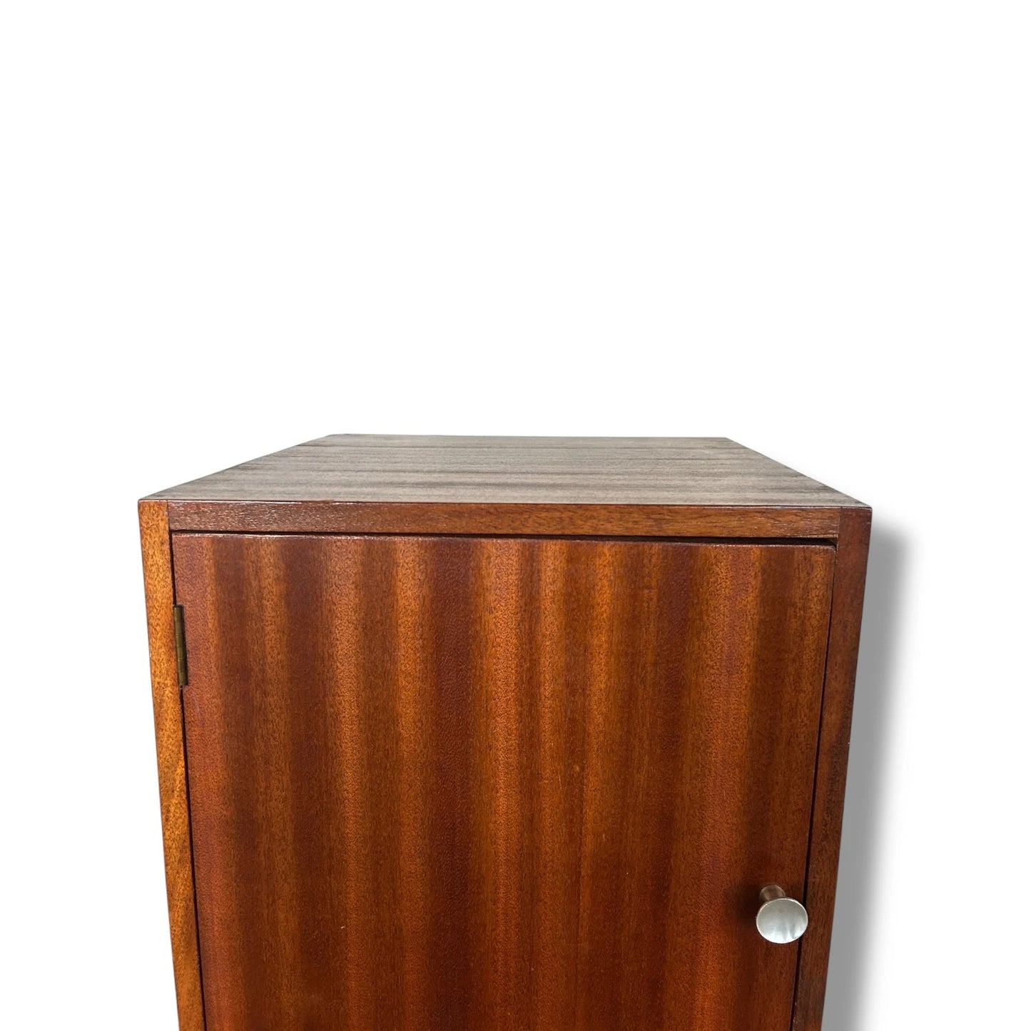 Vintage Mid Century Modern Bedside Cabinet – Dragon Scale Pattern