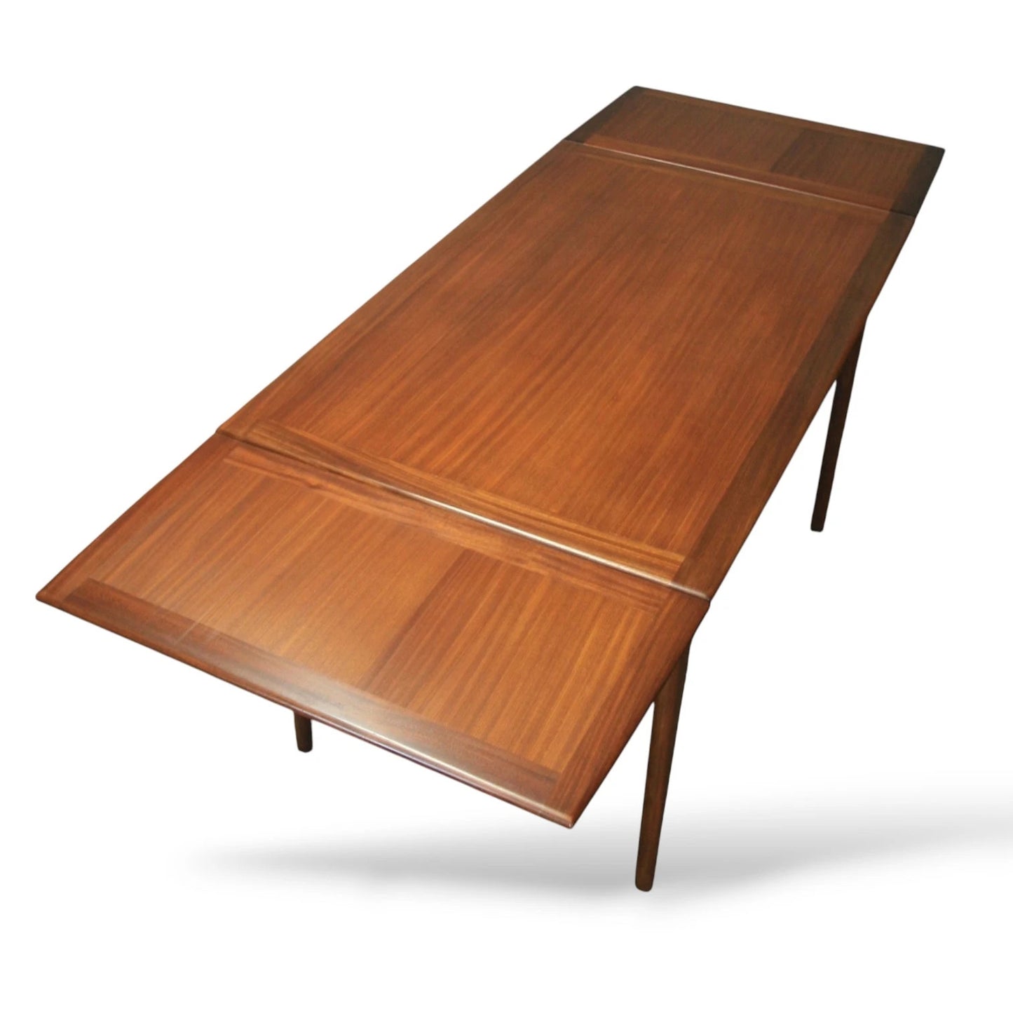 Mid-Century John Herbert Younger ‘Fonseca’ Extending Dining Table | Teak & Afromosia Draw-Leaf Table