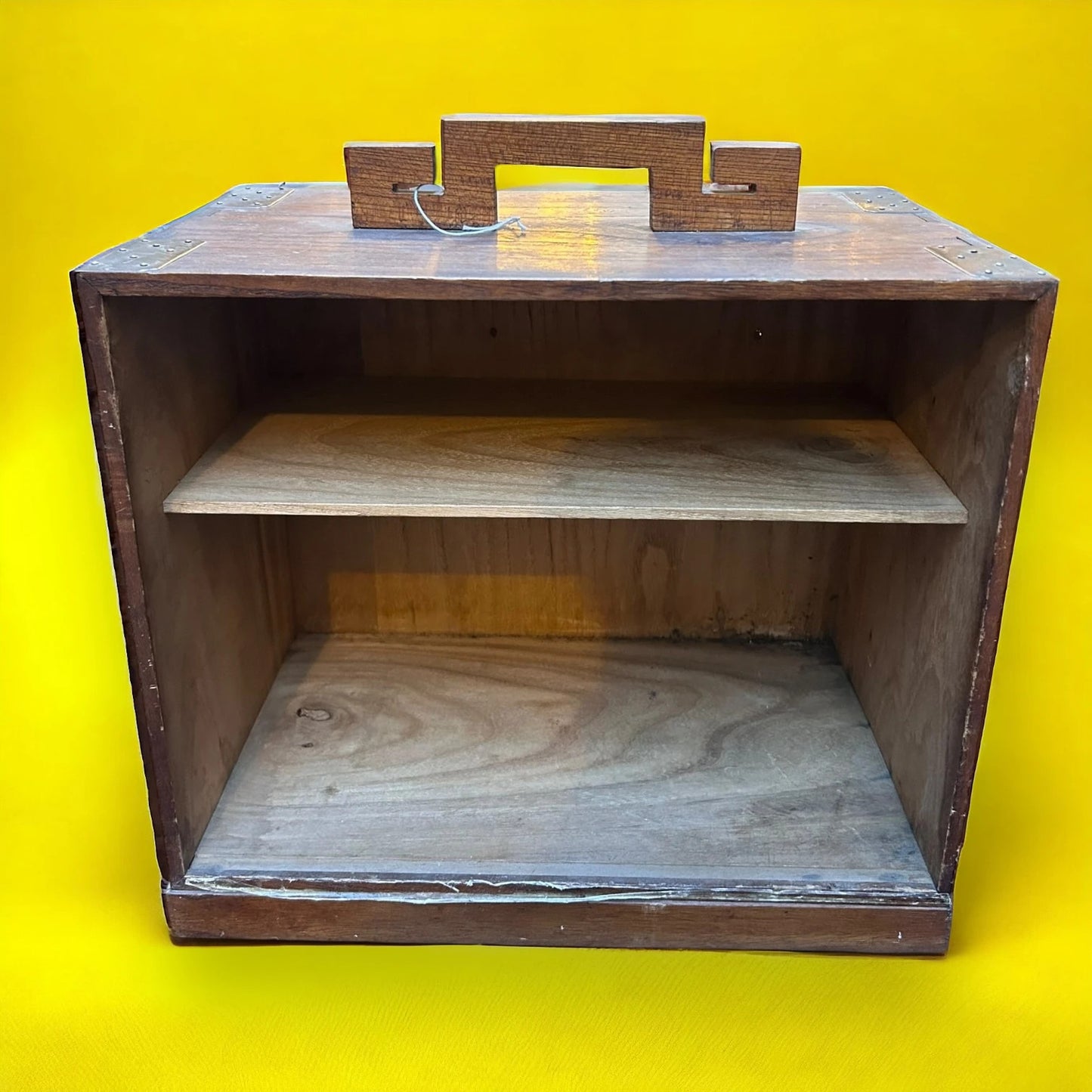 1930s Chinese Wood Caddy Cabinet