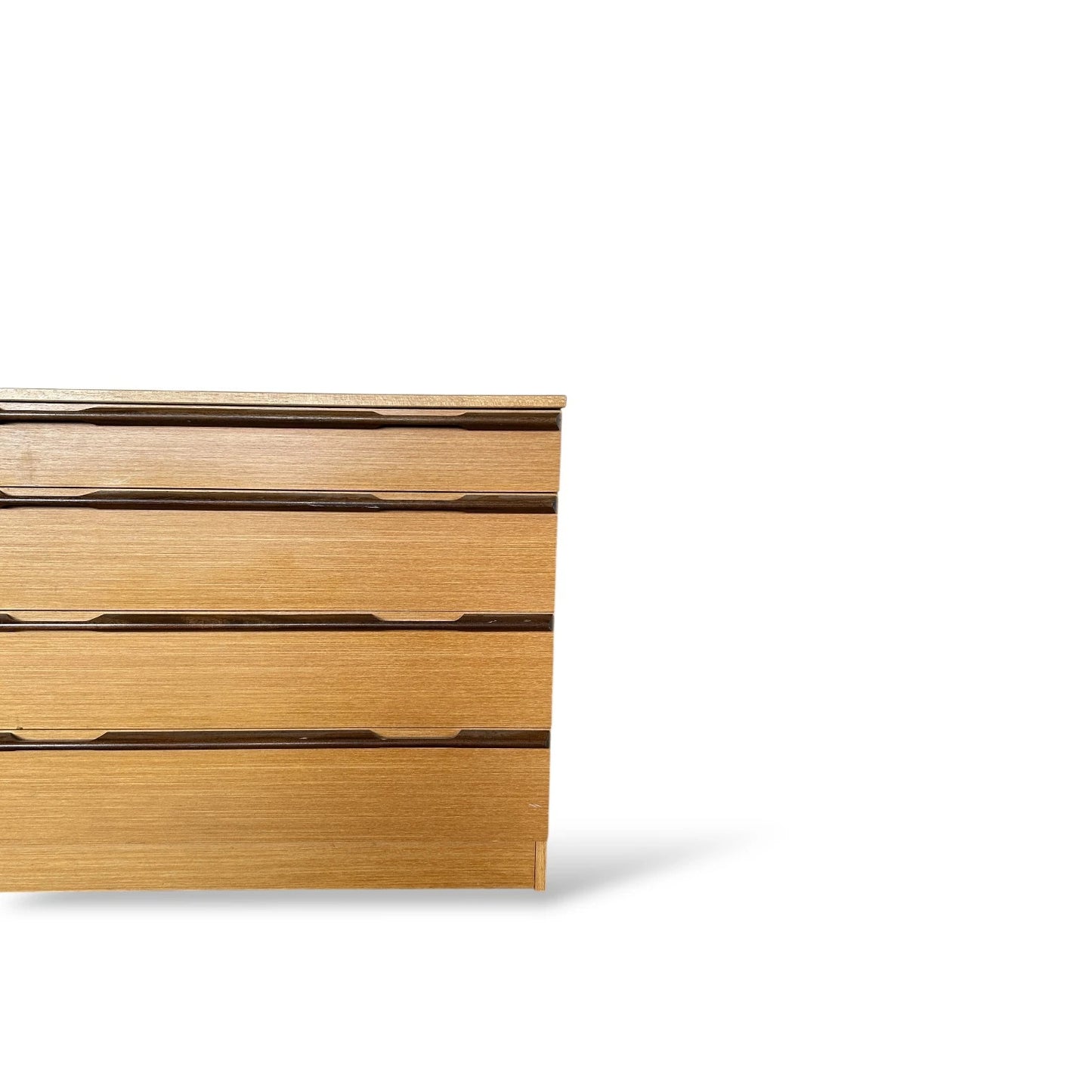 Mid Century Avalon Teak Chest of Drawers – 4 Drawer Vintage Dresser