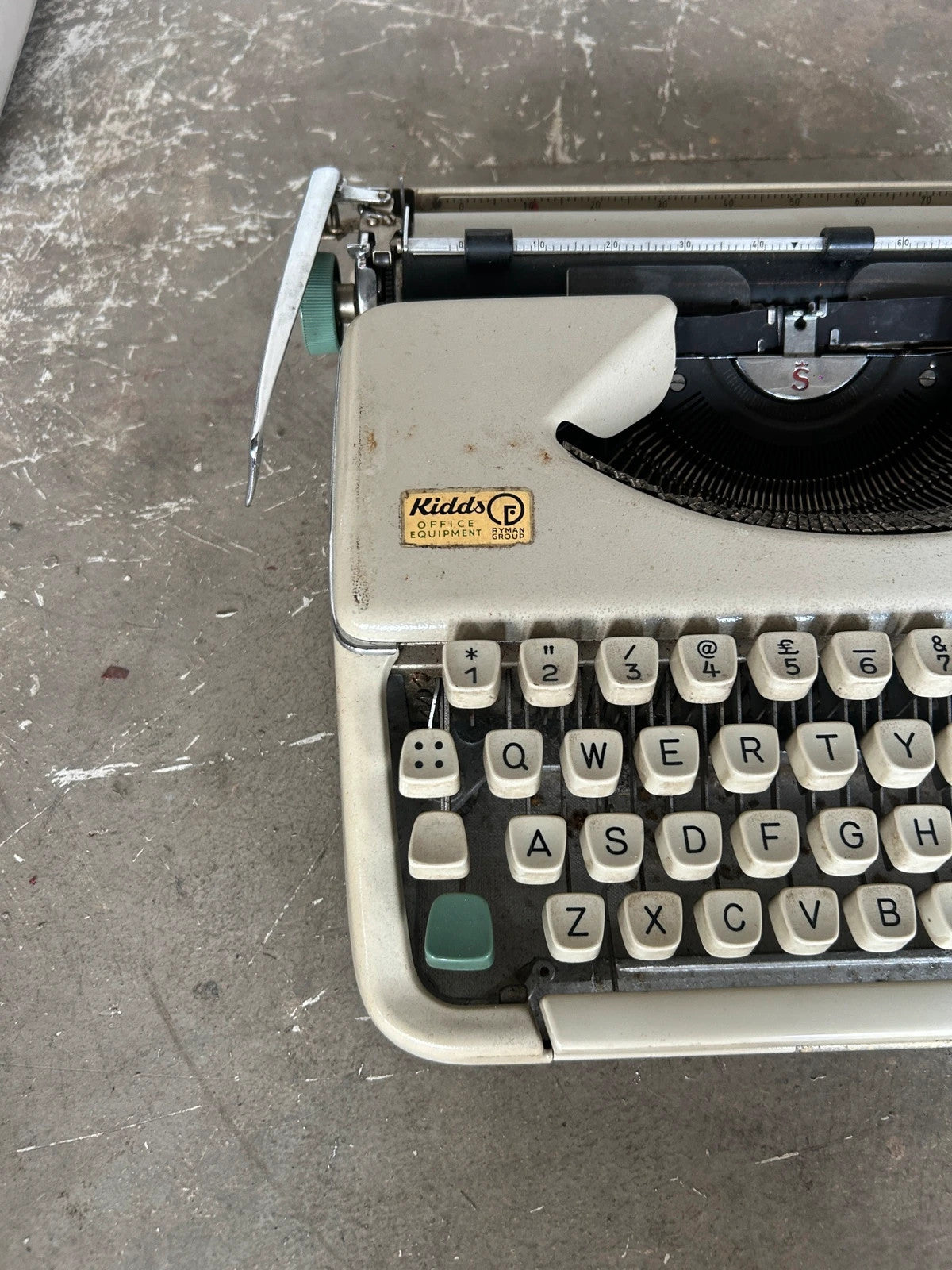 Mid Century Modern Olympia Splendid Portable Typewriter