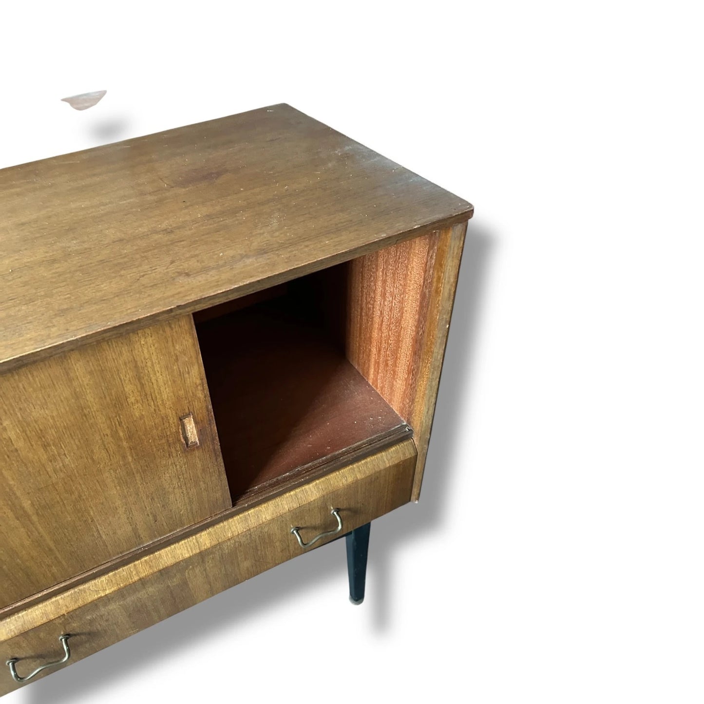 Mid Century Modern Nathan Sideboard Sliding Doors Cabinet