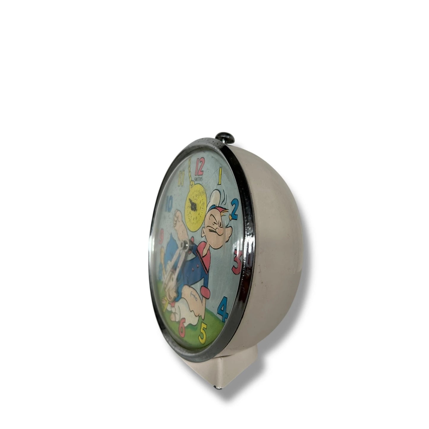 Vintage 1950s Smiths Popeye Alarm Clock – Mid-Century