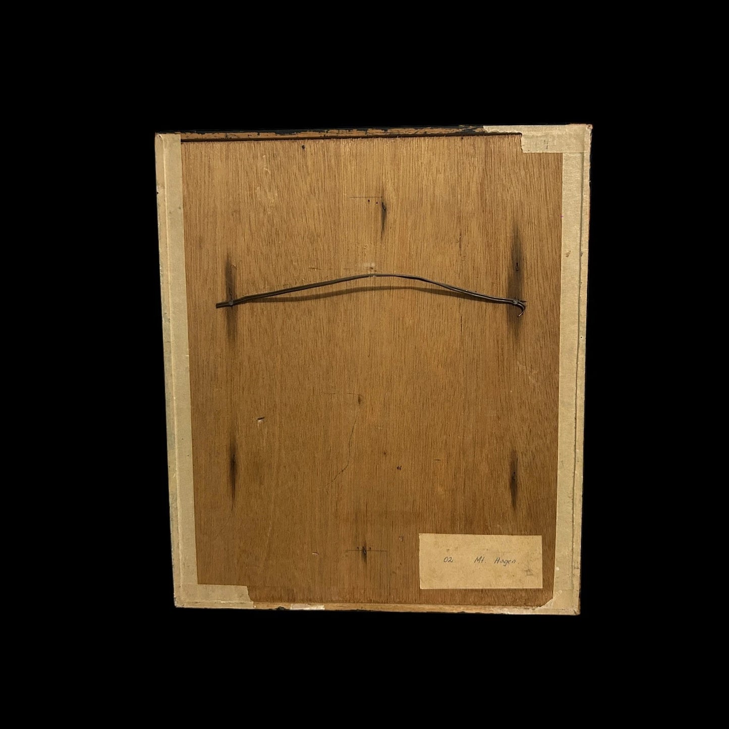 Vintage 1960s Aboriginal Traditional Man Painting