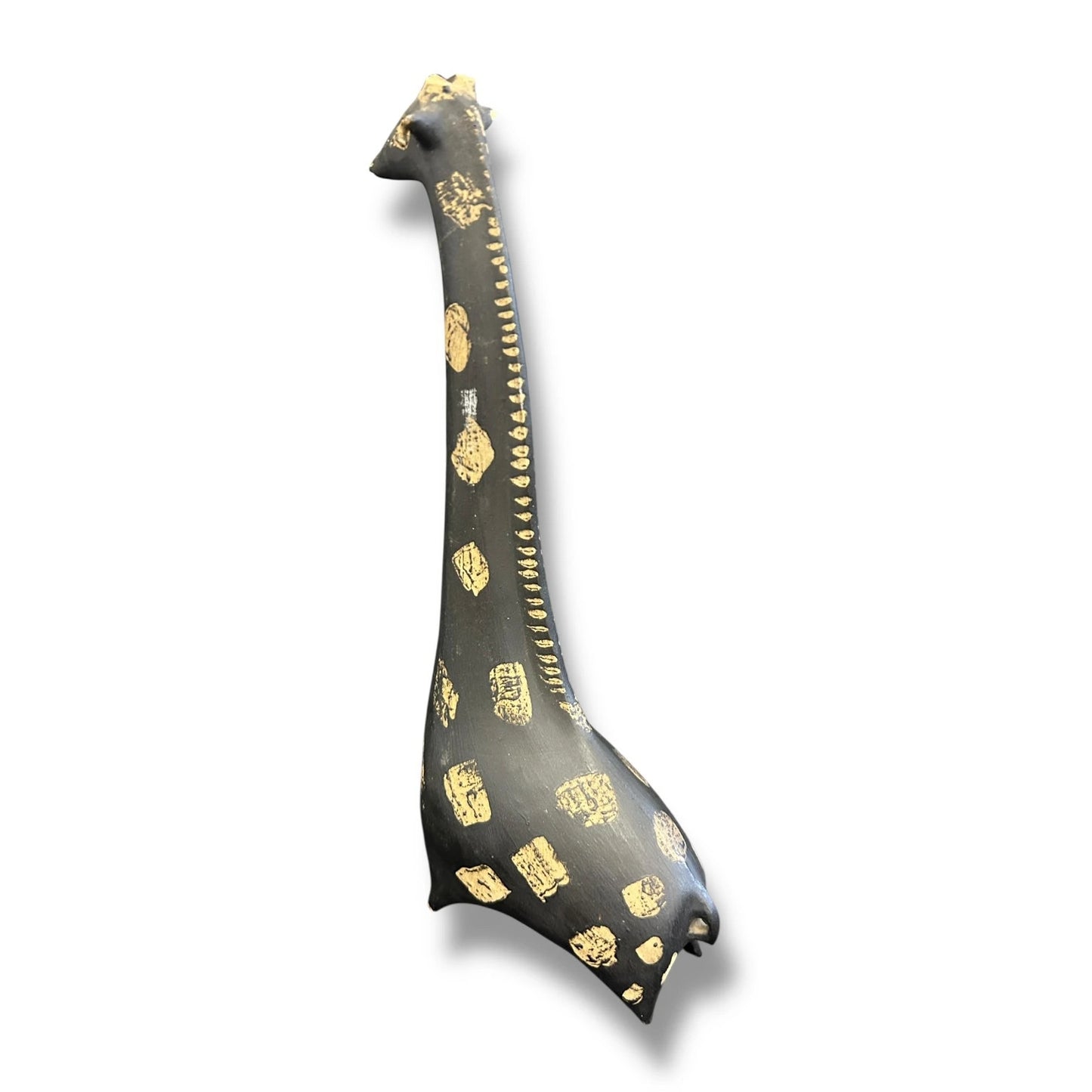 Mid Century Modern Clay Giraffe Sculpture