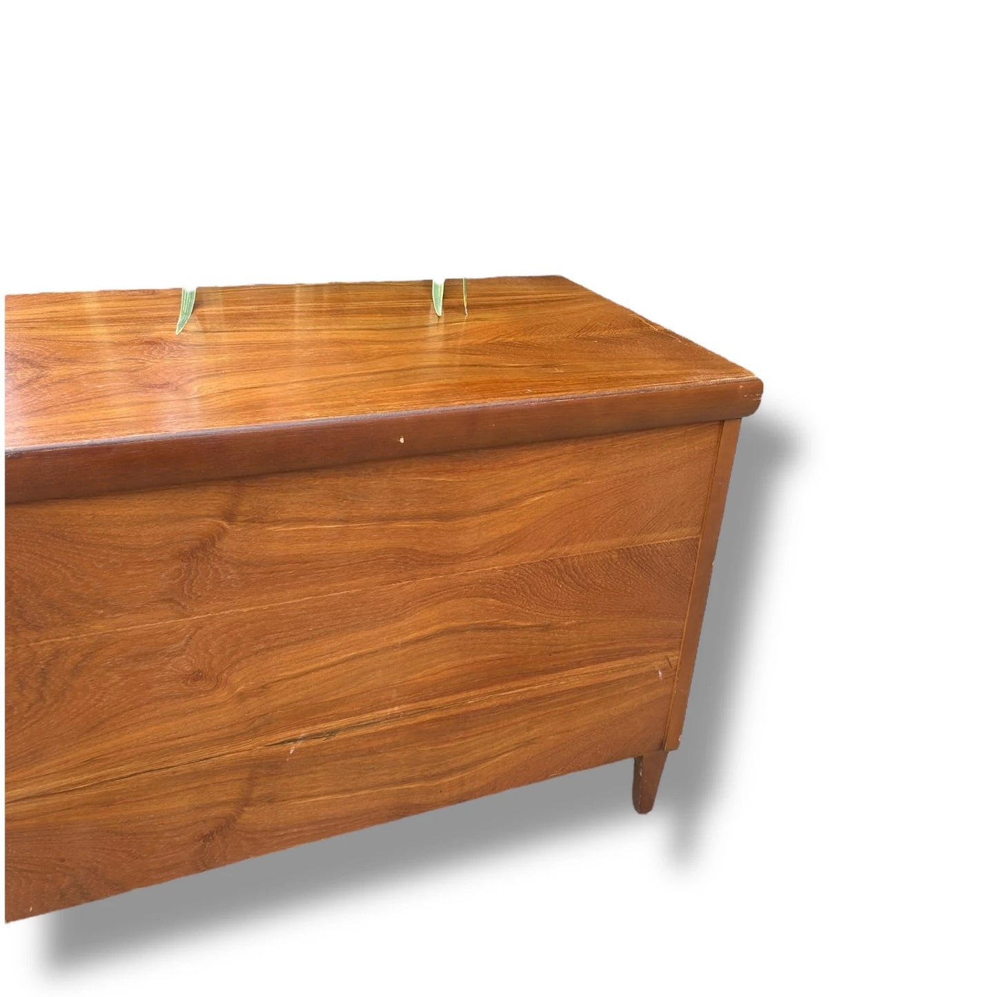 Mid-Century Teak Blanket Box – Vintage Storage Chest / Bench | Retro Scandinavian Style