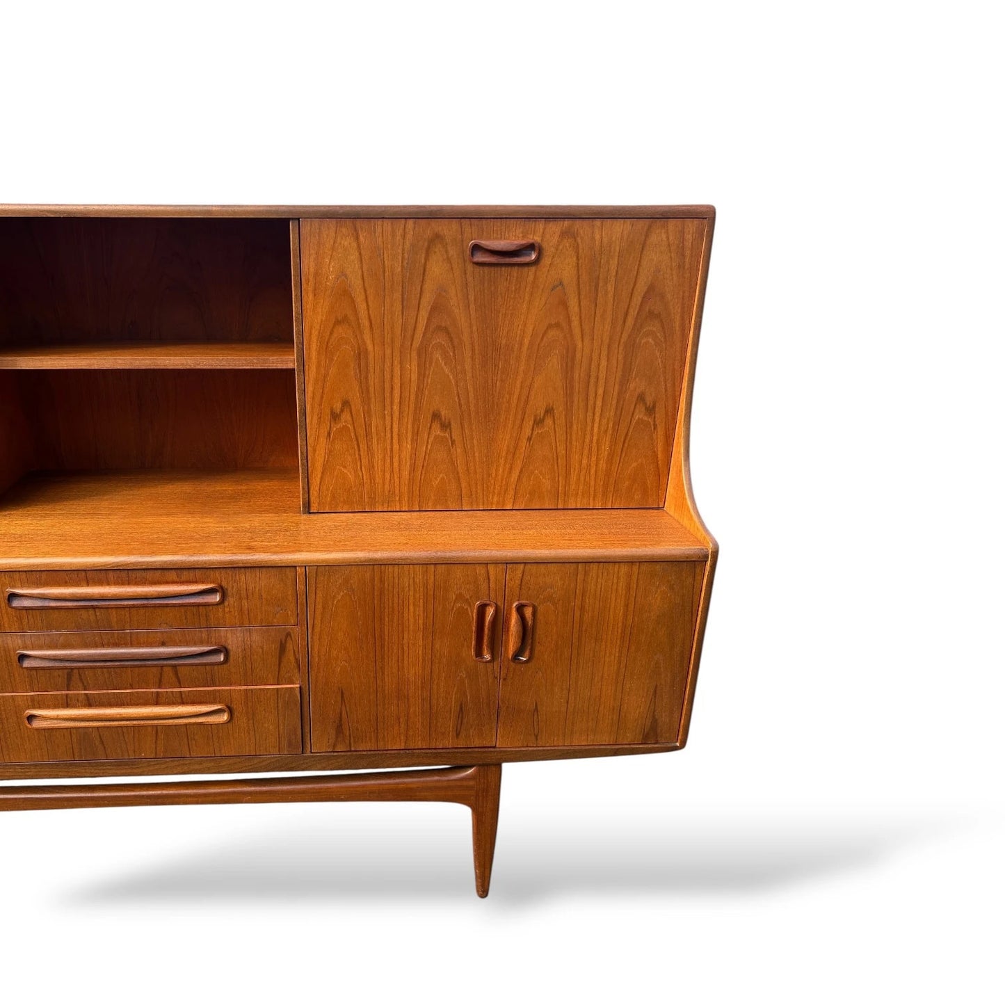 G Plan Fresco High Sideboard – Mid Century Modern Teak Cabinet
