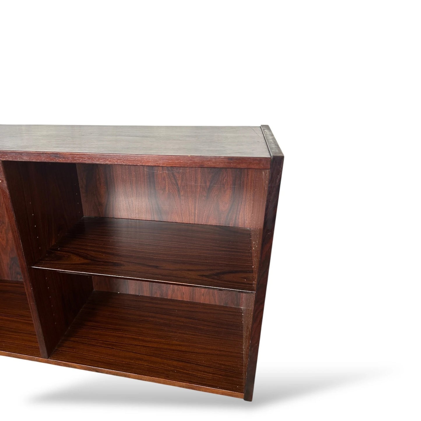 Poul Hundevad Rosewood Display Unit – Danish Mid Century Modern Bookcase Shelving 1960s