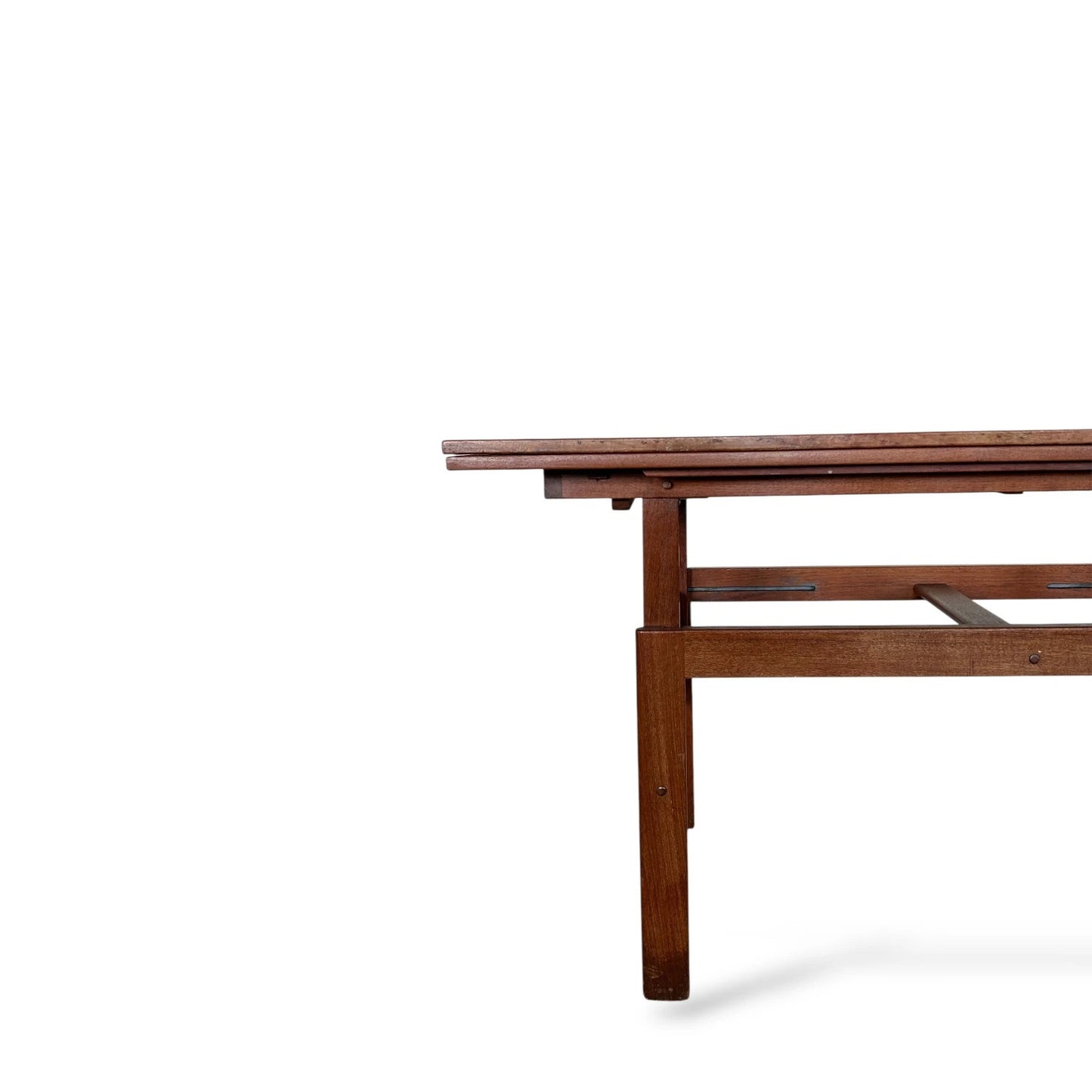 Danish Metamorphic Coffee Table / Dining Table – Mid Century Modern Extending Teak Table