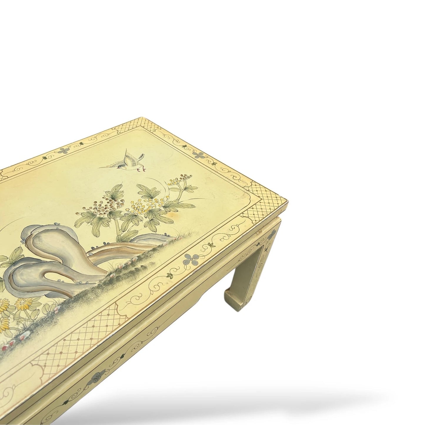 Vintage Chinese Hardwood Coffee Table – Handcrafted Oriental Design