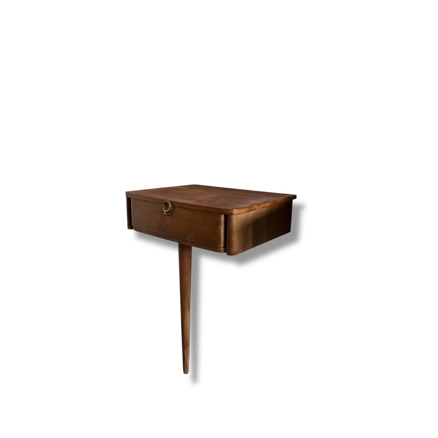 Mid Century Modern Schreiber Floating Shelves Bedside Cabinets