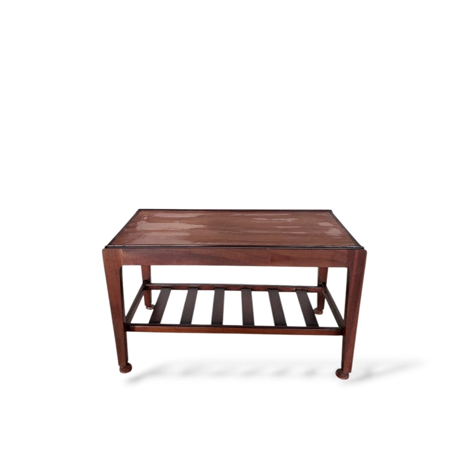 Mid Century Remploy Coffee Table with Shelf | Vintage Teak Side Table