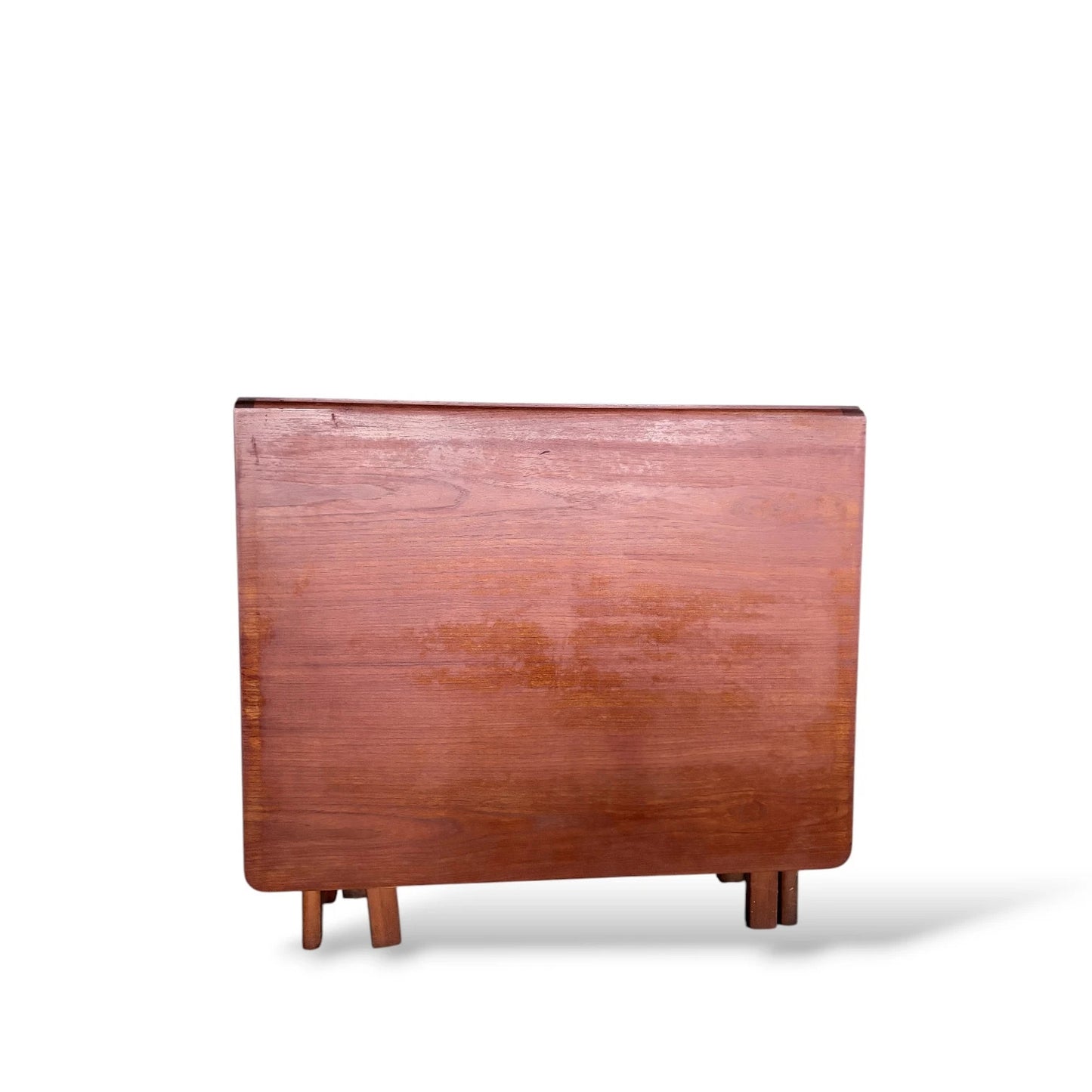 Mid-Century McIntosh Teak Drop-Leaf Extending Dining Table