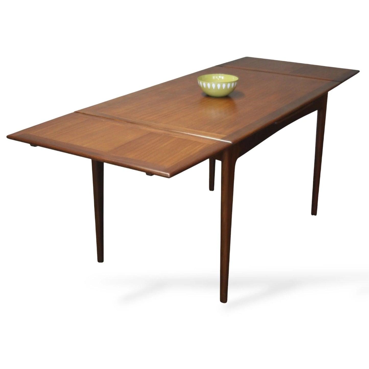 Mid-Century John Herbert Younger ‘Fonseca’ Extending Dining Table | Teak & Afromosia Draw-Leaf Table