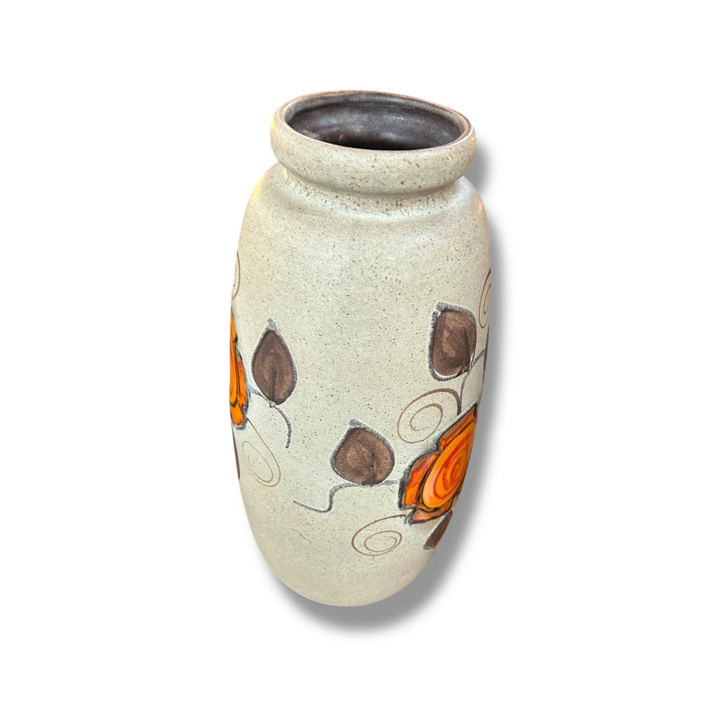 Mid Century Modern Tall West German Vase Pottery