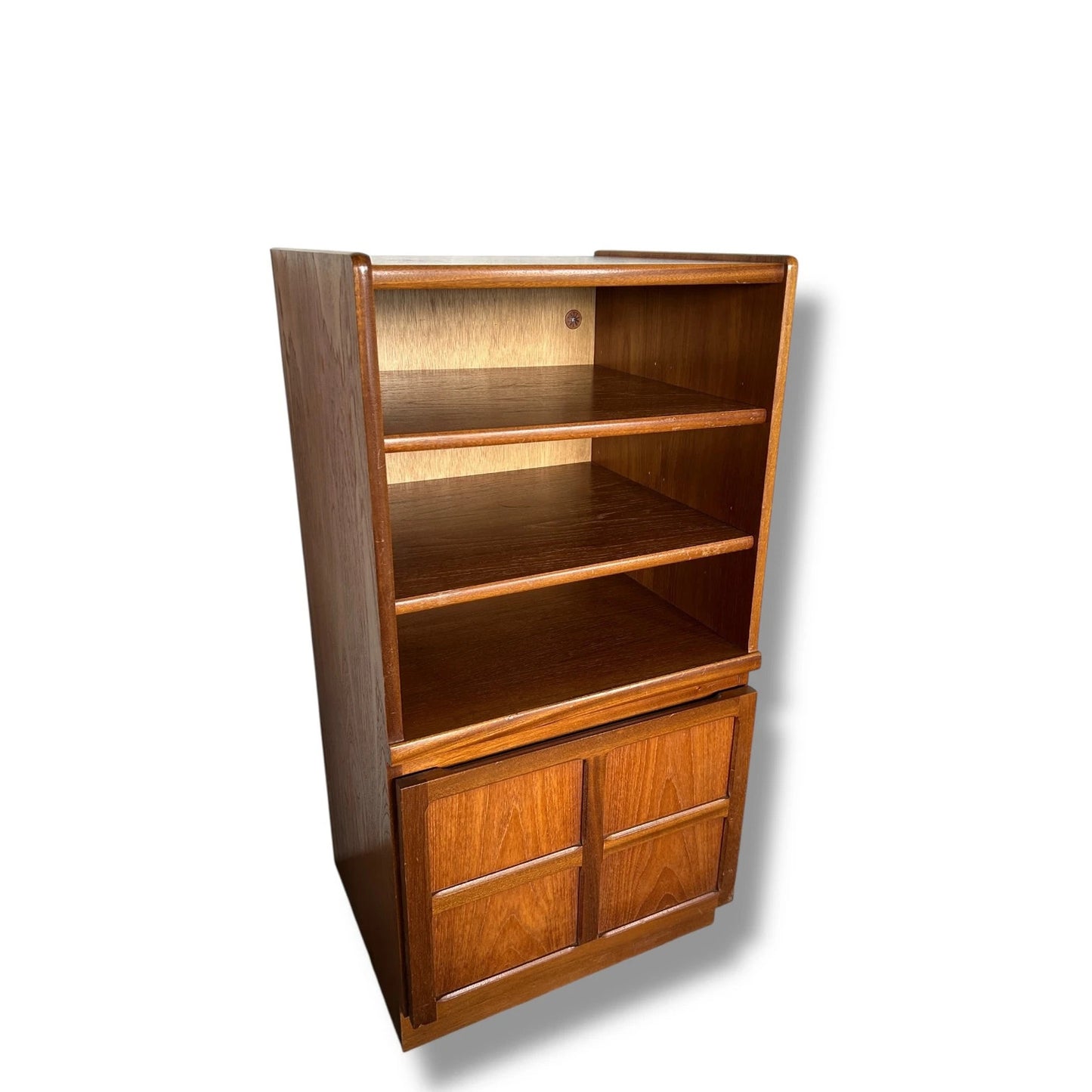 Mid Century modern Nathan furniture squares hi-fi unit cabinet