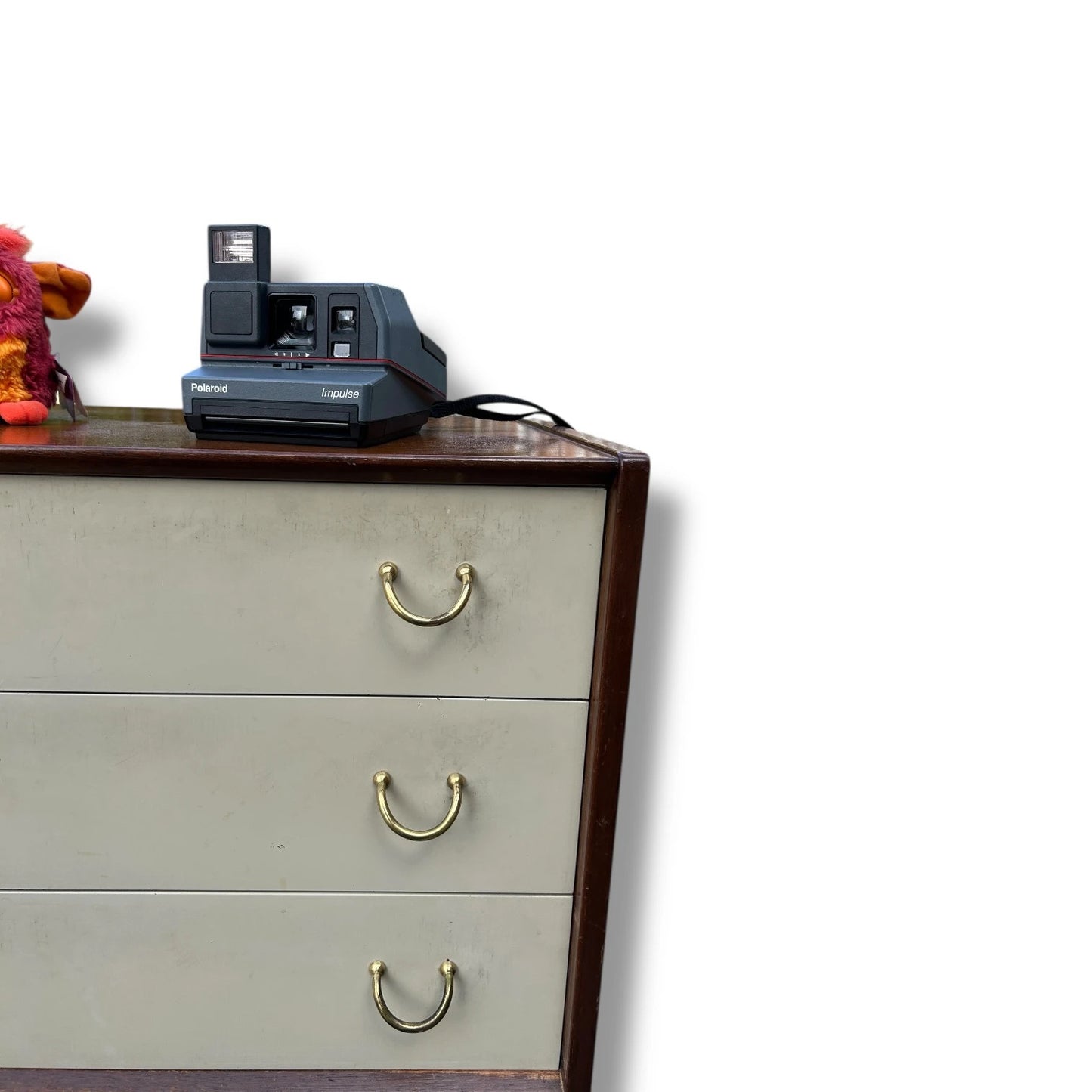 Mid-Century G Plan Librenza Tallboy Chest of Drawers – 6-Drawer Vintage Teak & Cream