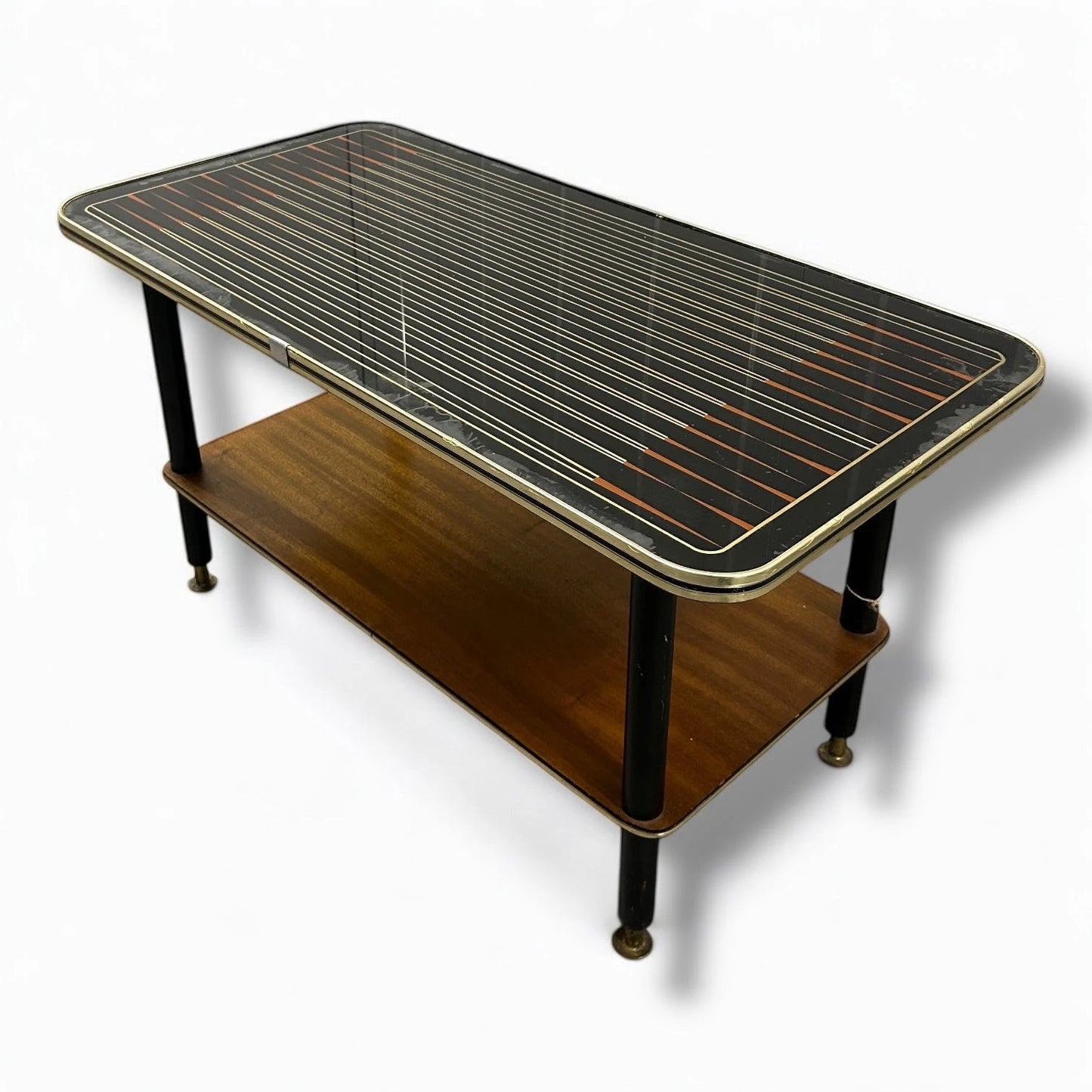 Mid Century Atomic Backgammon Coffee Table