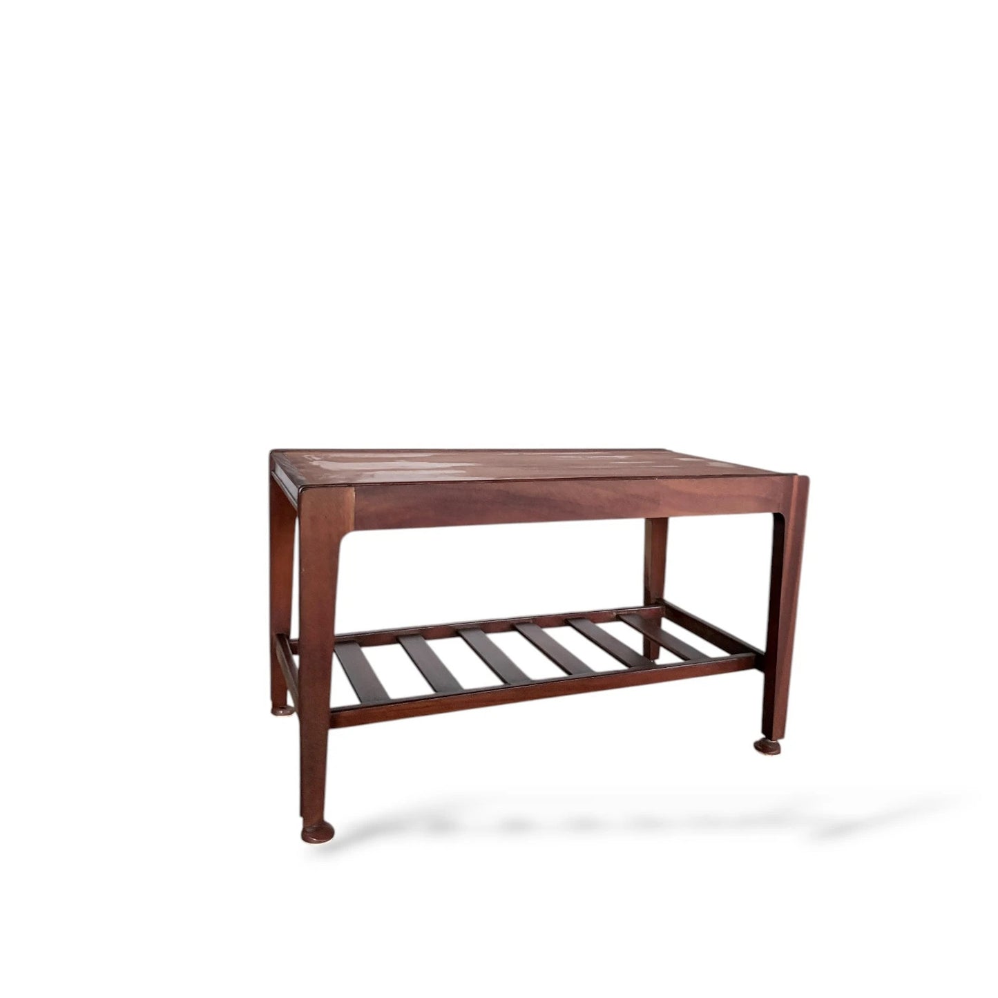 Mid Century Remploy Coffee Table with Shelf | Vintage Teak Side Table