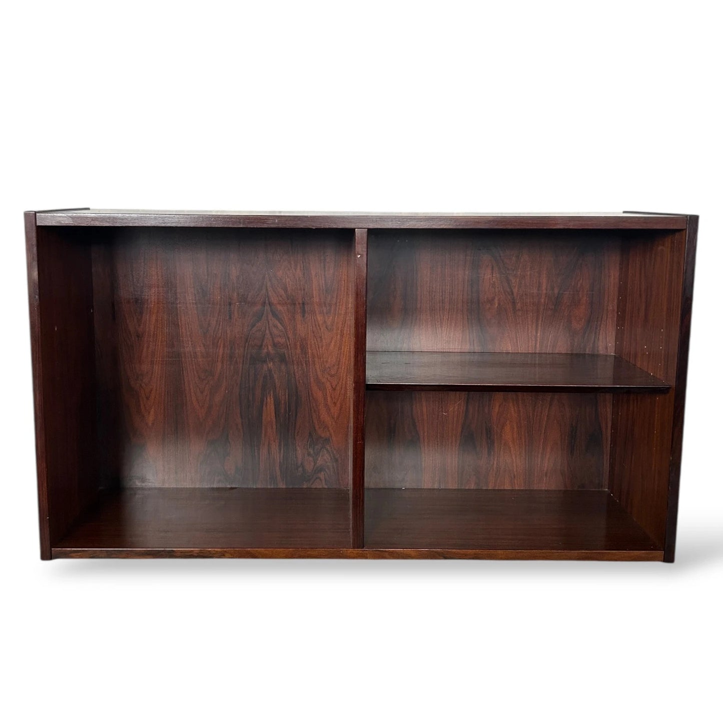 Poul Hundevad Rosewood Display Unit – Danish Mid Century Modern Bookcase Shelving 1960s
