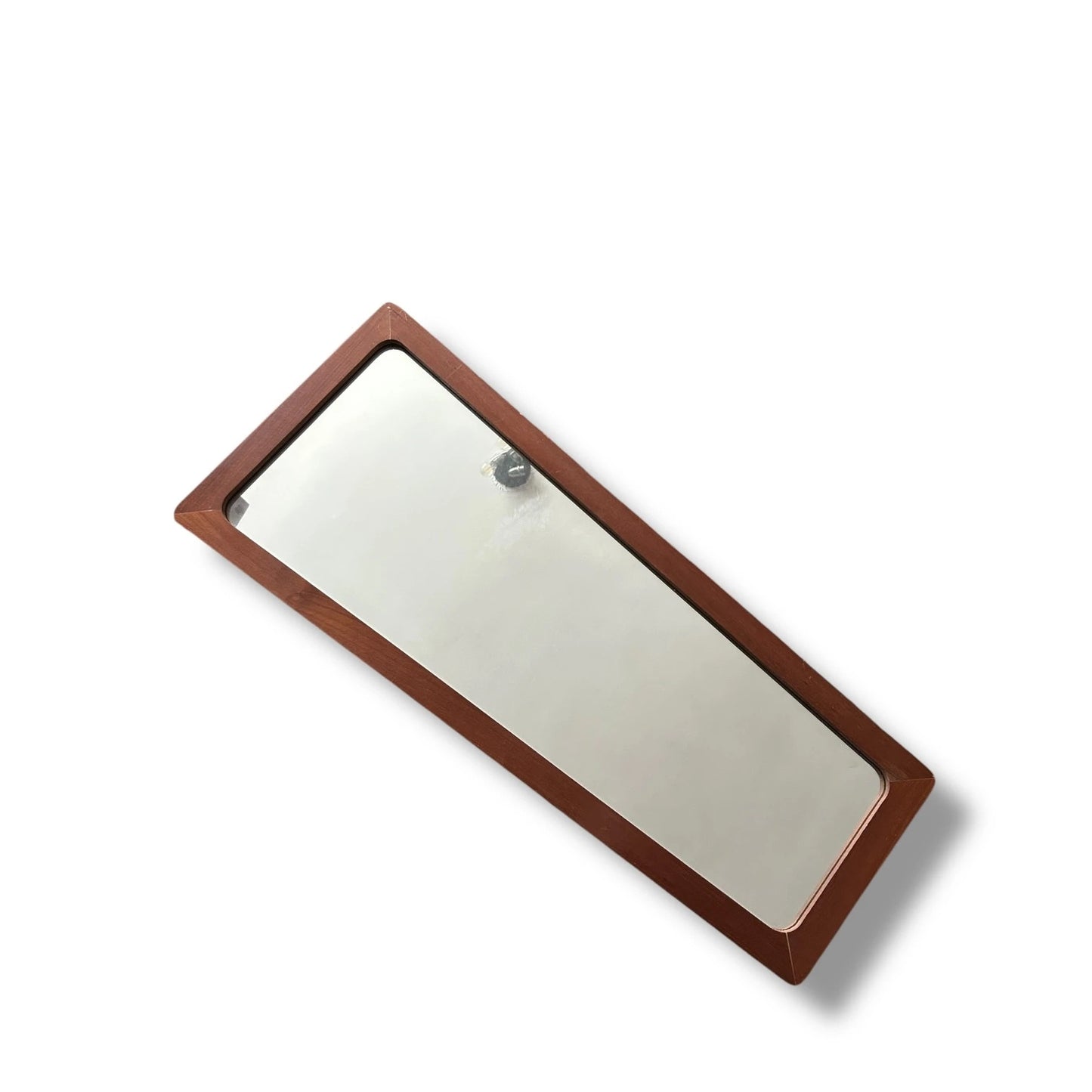Mid Century modern long danish teak wood mirror