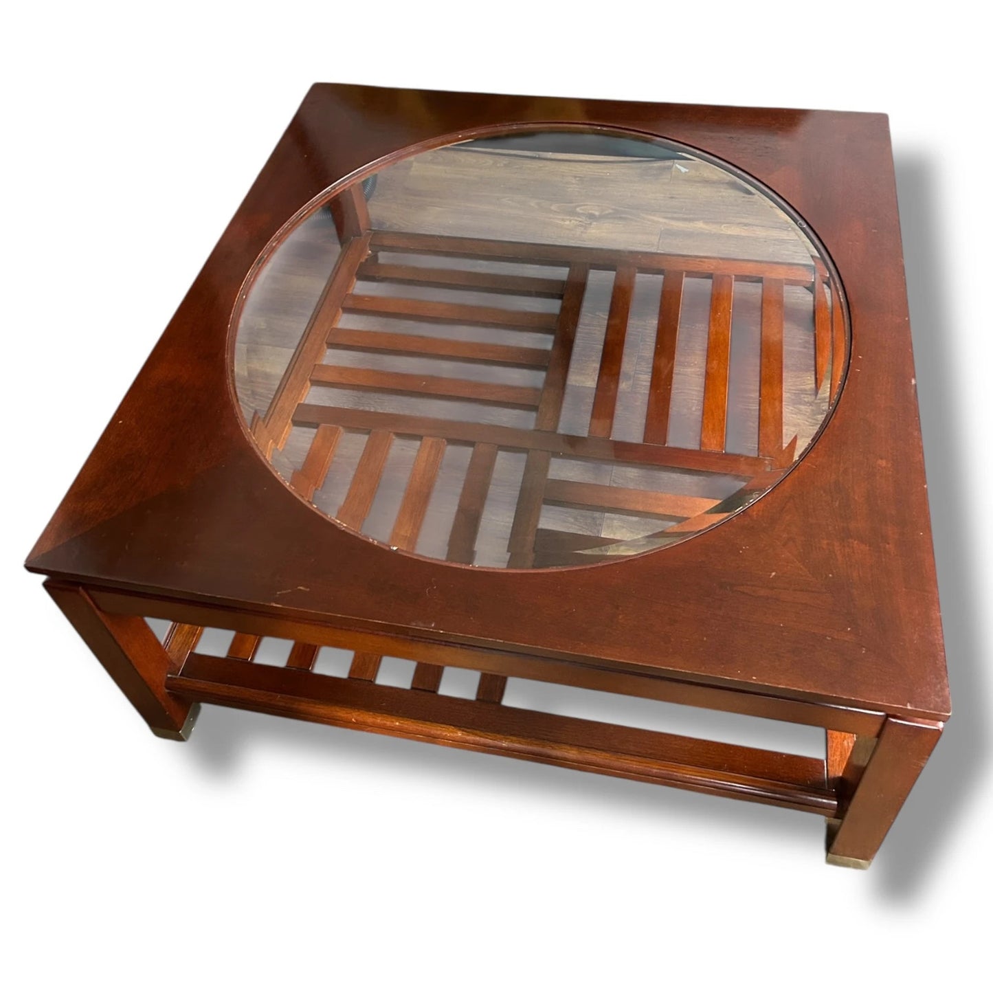 Stickley Metropolitan Cherry Wood Coffee Table