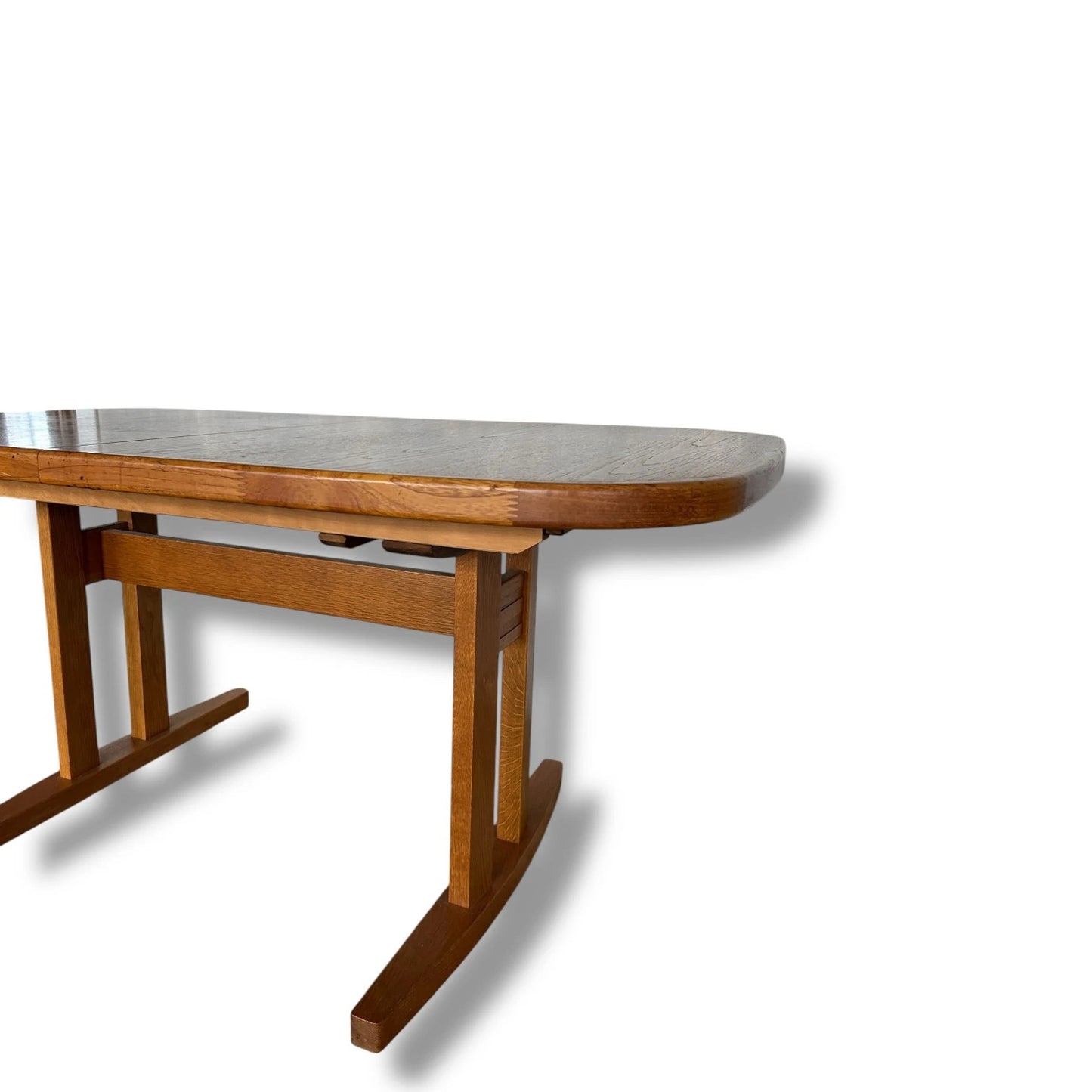 Vintage Danish Mid Century Extending Dining Table – Teak Scandinavian Modern Table