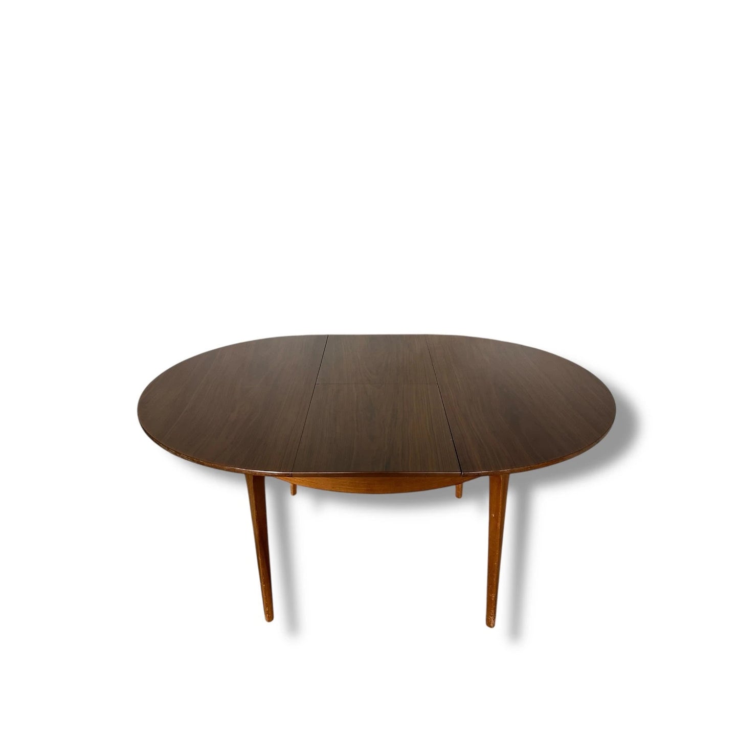 Mid Century Modern Nathan Round Extending Dining Table | Vintage Teak Table 1960s