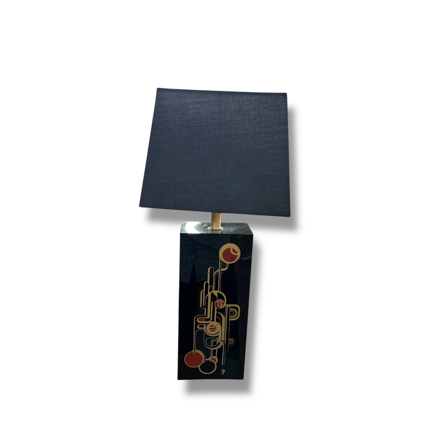 Mid Century Modern Bibasque Gatsby Style Table Lamp