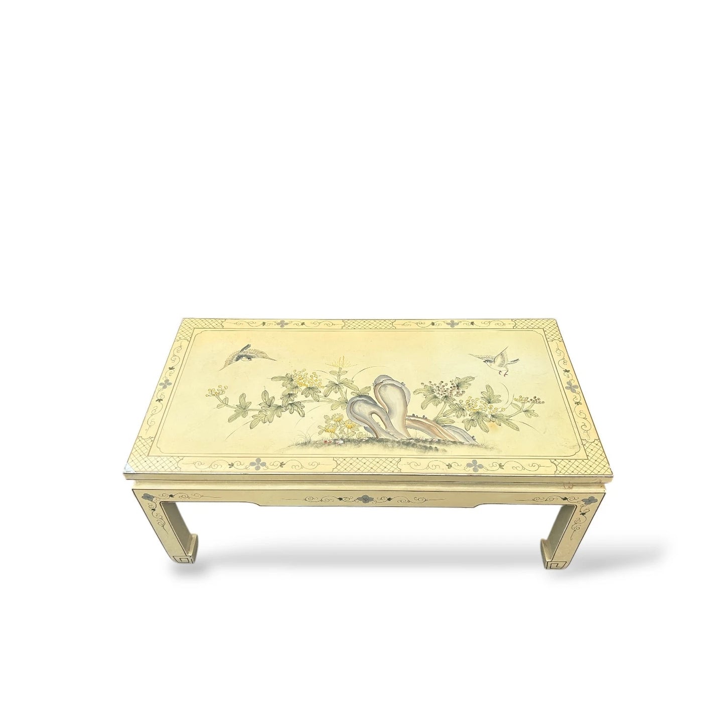 Vintage Chinese Hardwood Coffee Table – Handcrafted Oriental Design