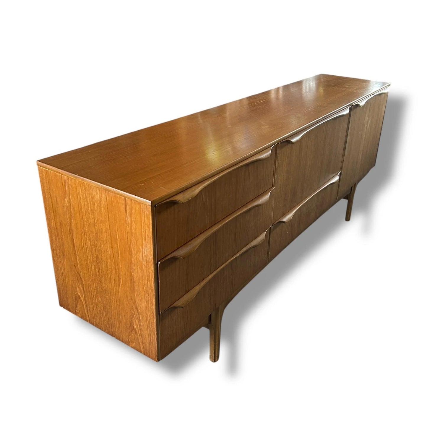 Mid-Century Modern Sutcliffe of Todmorden Teak Sideboard Cabinet Credenza