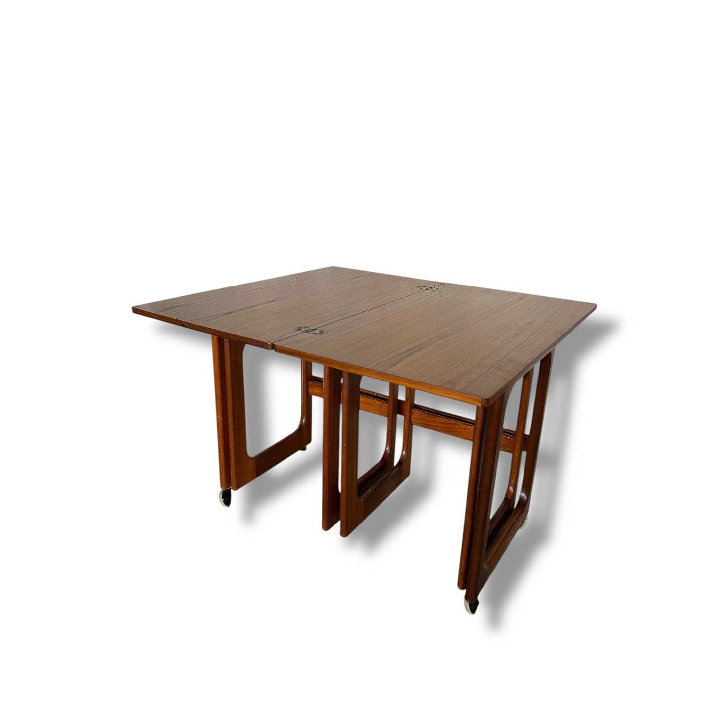 Vintage McIntosh Metamorphic Coffee Table with Nesting Side Tables – Mid-Century