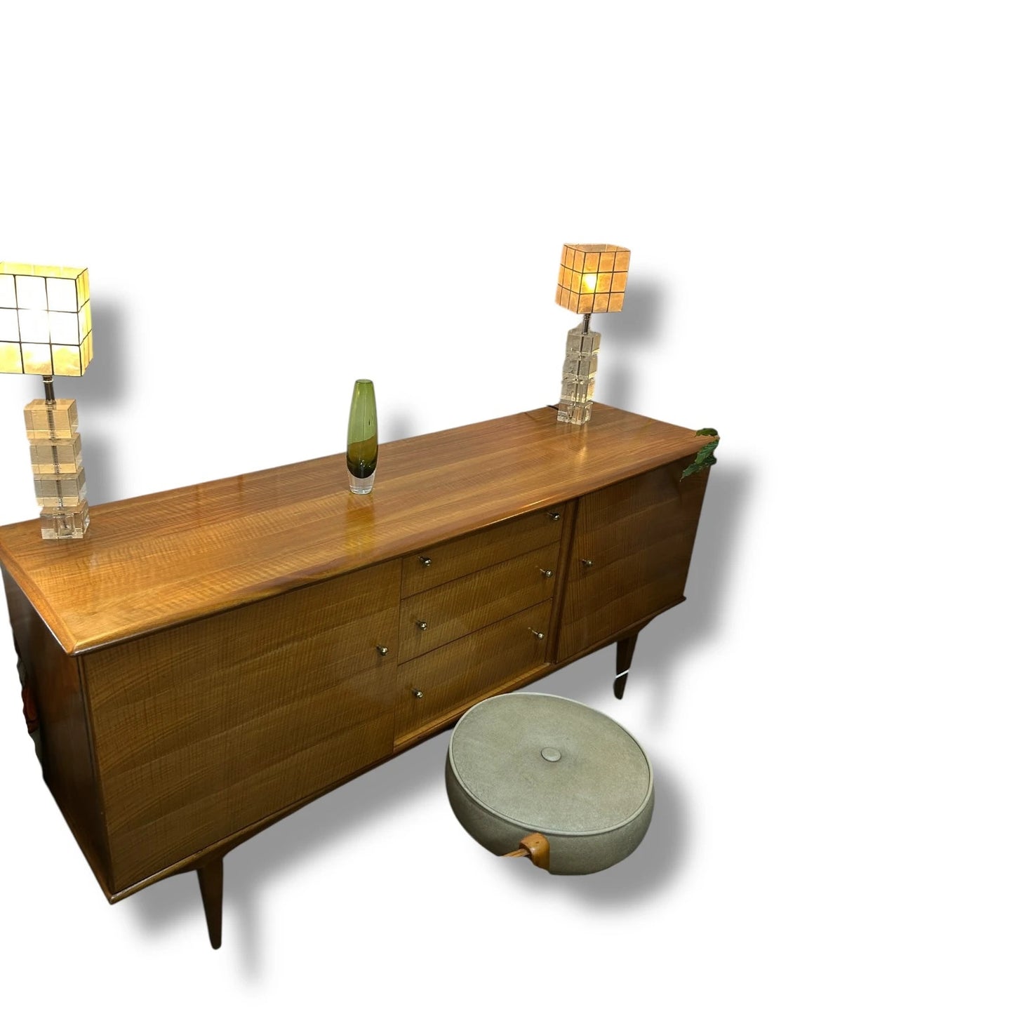 Mid Century Alfred Cox Elm Sideboard | Rare Blonde Elm Cabinet, 1960s British Design