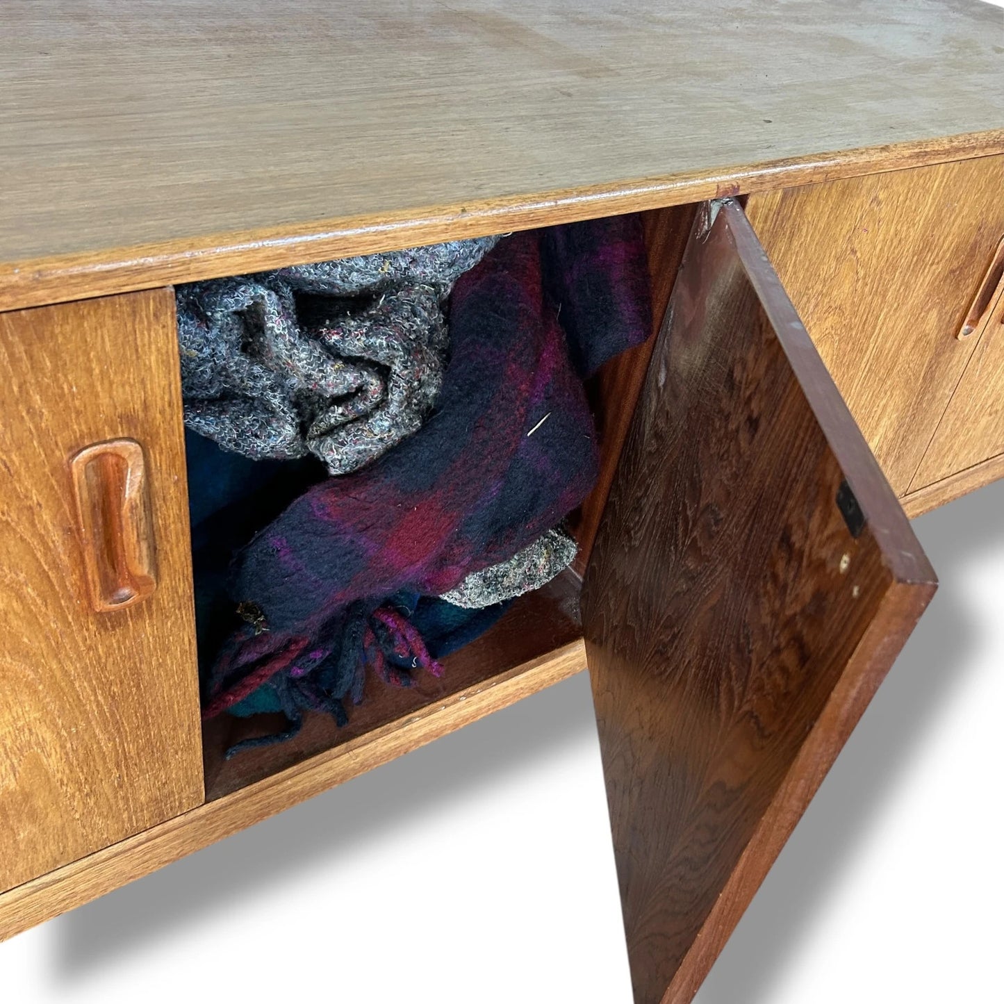 1960s G Plan Teak Low Sideboard – Mid-Century Modern Credenza Storage Unit