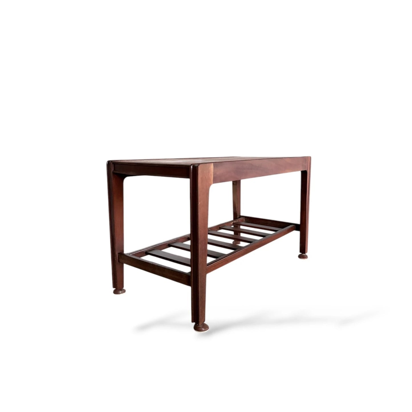 Mid Century Remploy Coffee Table with Shelf | Vintage Teak Side Table