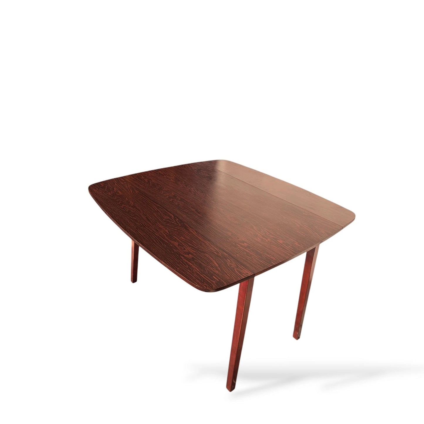 Vintage Schreiber Drop-Leaf Dining Table – Mid-Century Rosewood Effect