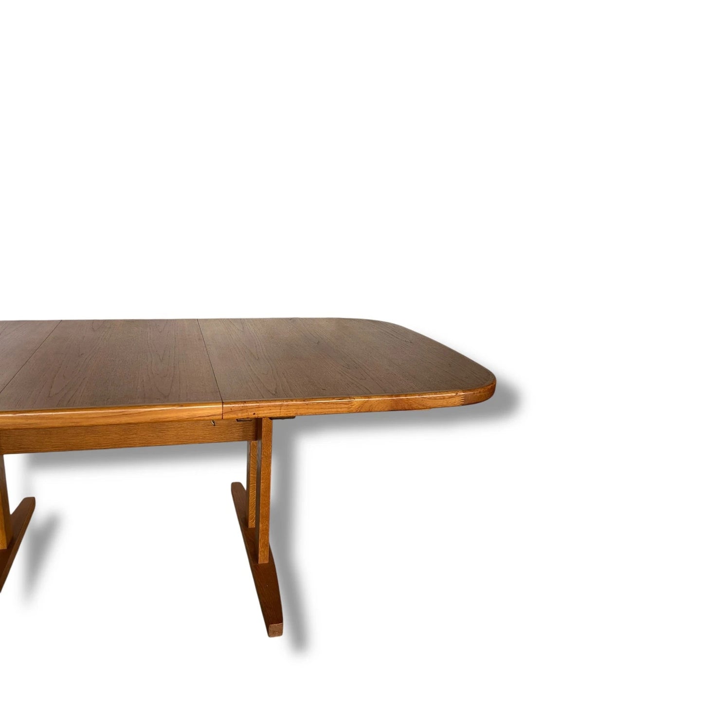 Vintage Danish Mid Century Extending Dining Table – Teak Scandinavian Modern Table