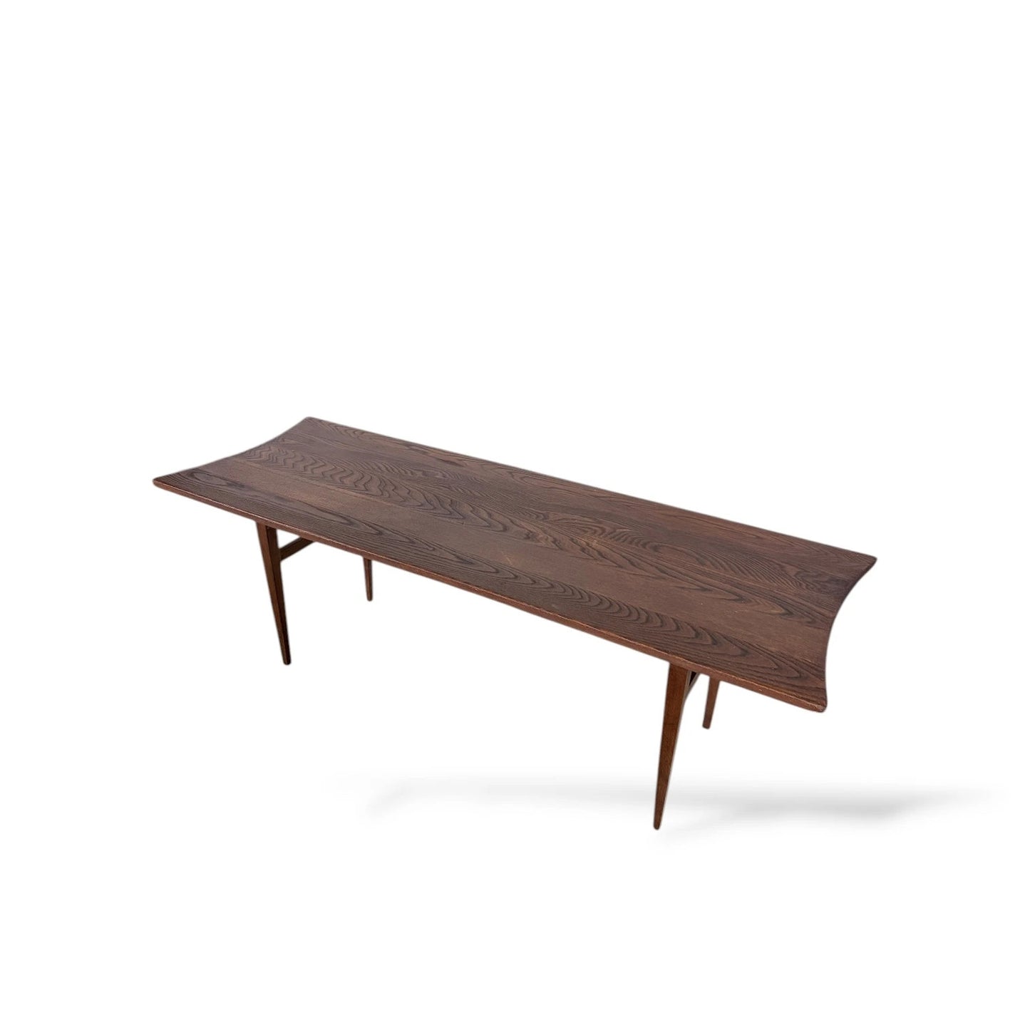 Mid-Century Teak Surfboard Coffee Table – Scandinavian