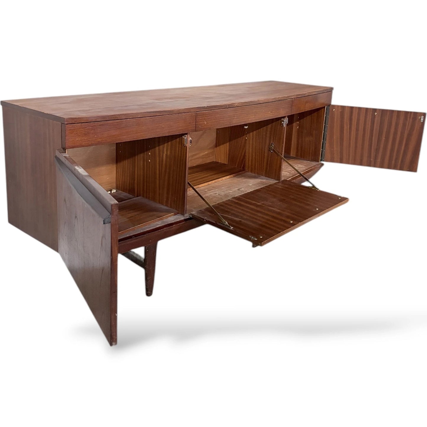 Mid Century Teak Sideboard – 1960s British Design | Elegant Retro Storage Unit — view 8