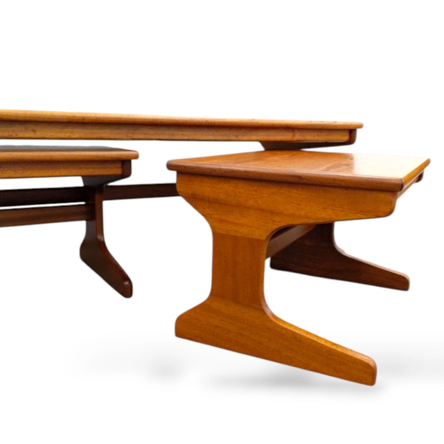 Mid-Century Teak Nesting Tables by Portwood – Vintage 1960s