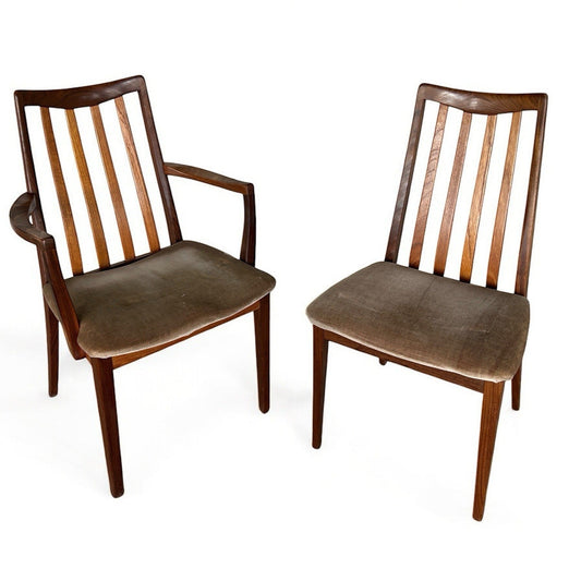 Mid Century Desk Chairs – Pair of Danish Rosewood Vintage Office Seating
