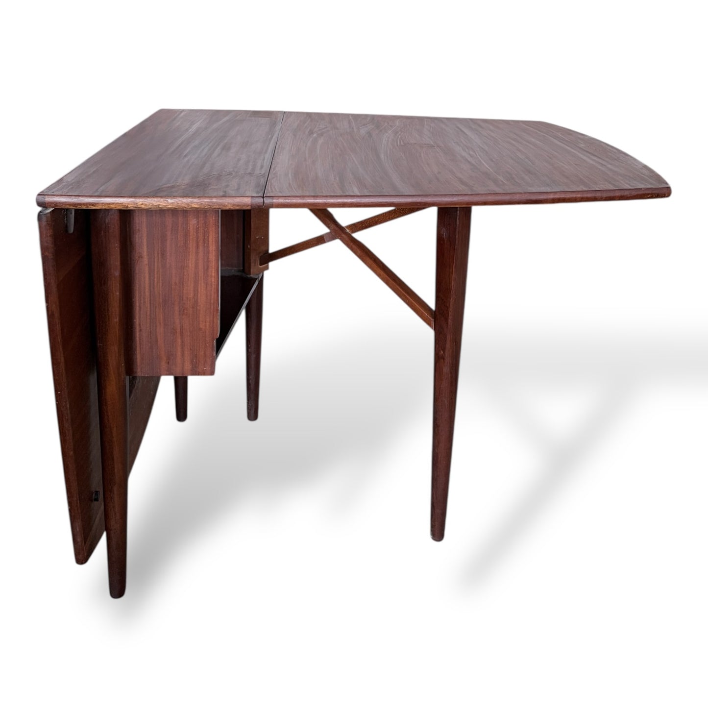 Mid-Century Teak Drop Leaf Dining Table & Chairs by Elliots of Newbury